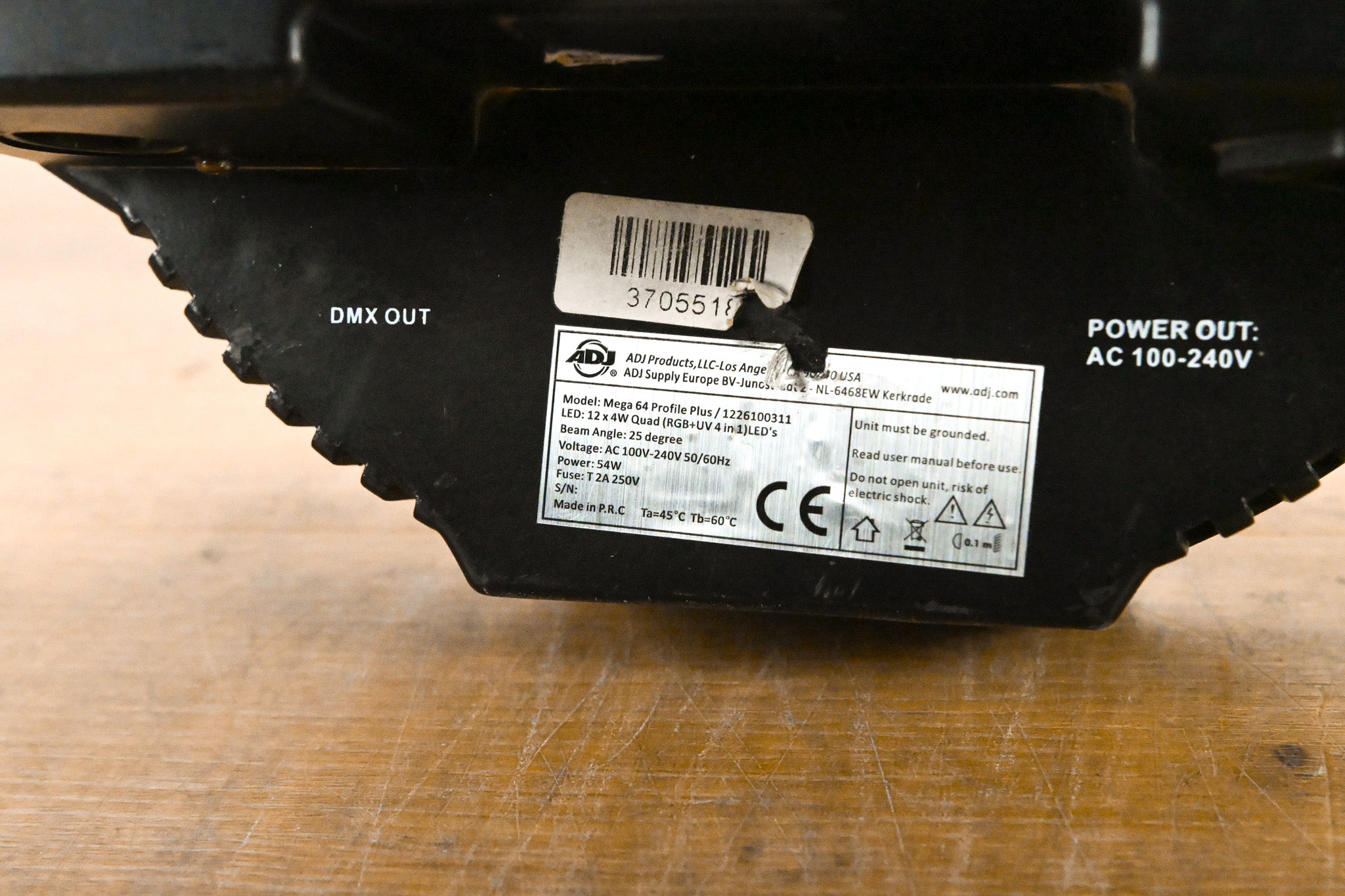 ADJ Mega 64 Profile Plus LED Par Wash Light