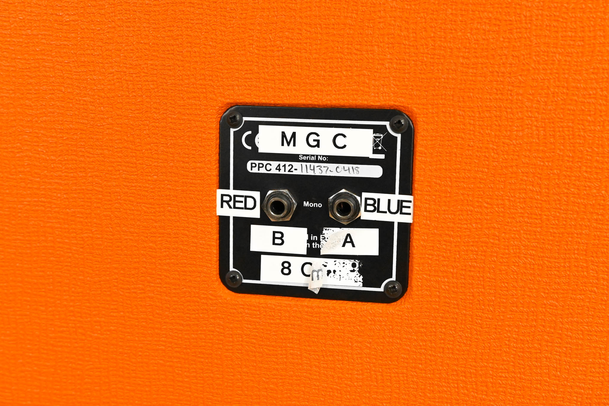 Orange PPC412 240W 4x12" Guitar Speaker Cabinet with Road Case