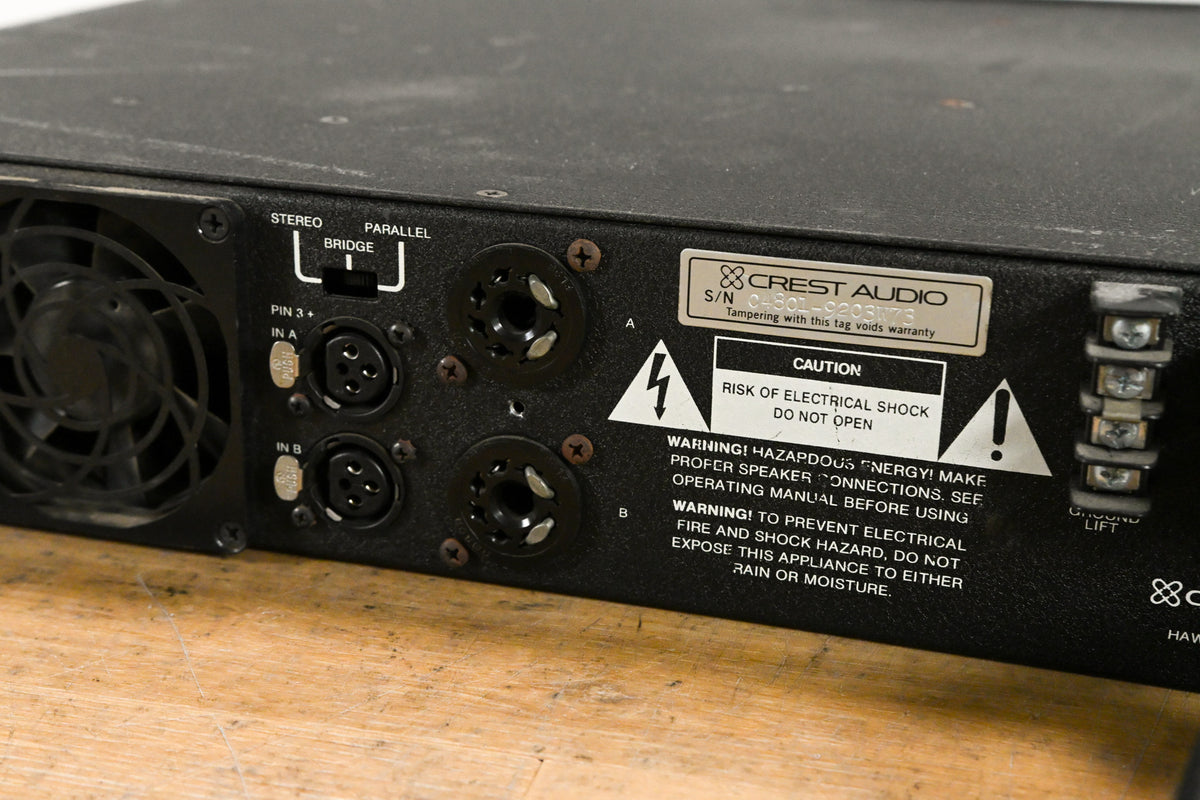 Crest Audio 4801 2-Channel Power Amplifier
