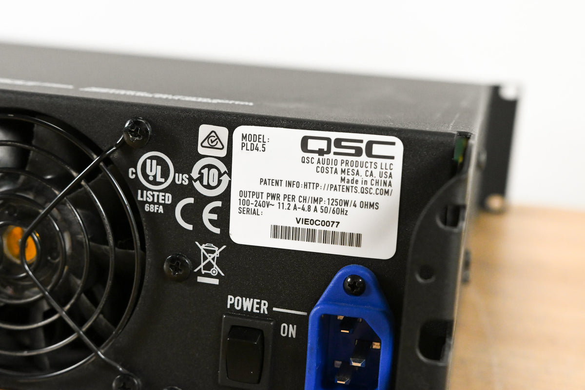 QSC PLD4.5 Four-Channel Power Amplifier with DSP