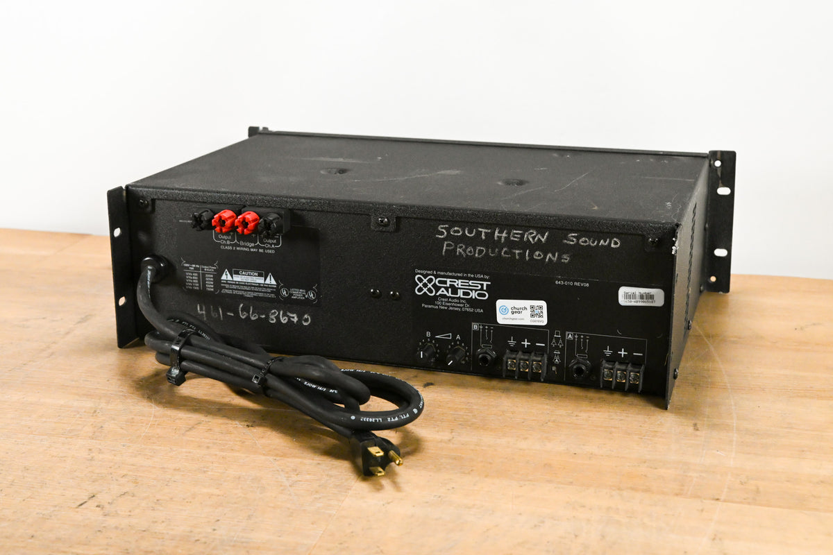 Crest Audio VS650 2-Channel Power Amplifier