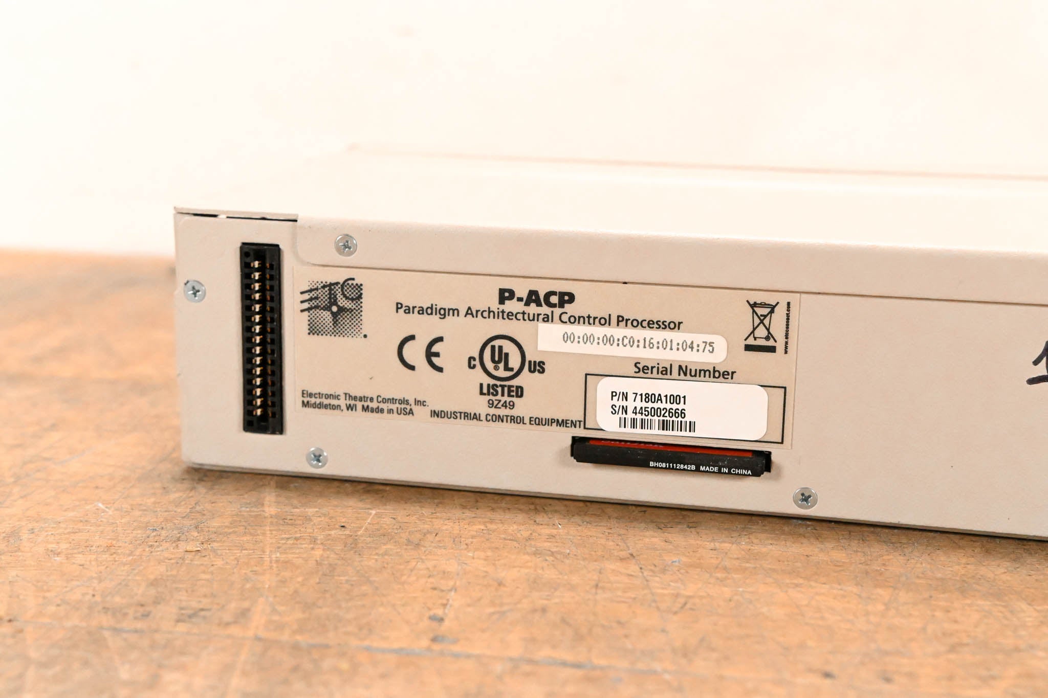 ETC P-ACP Architectural Control Processor