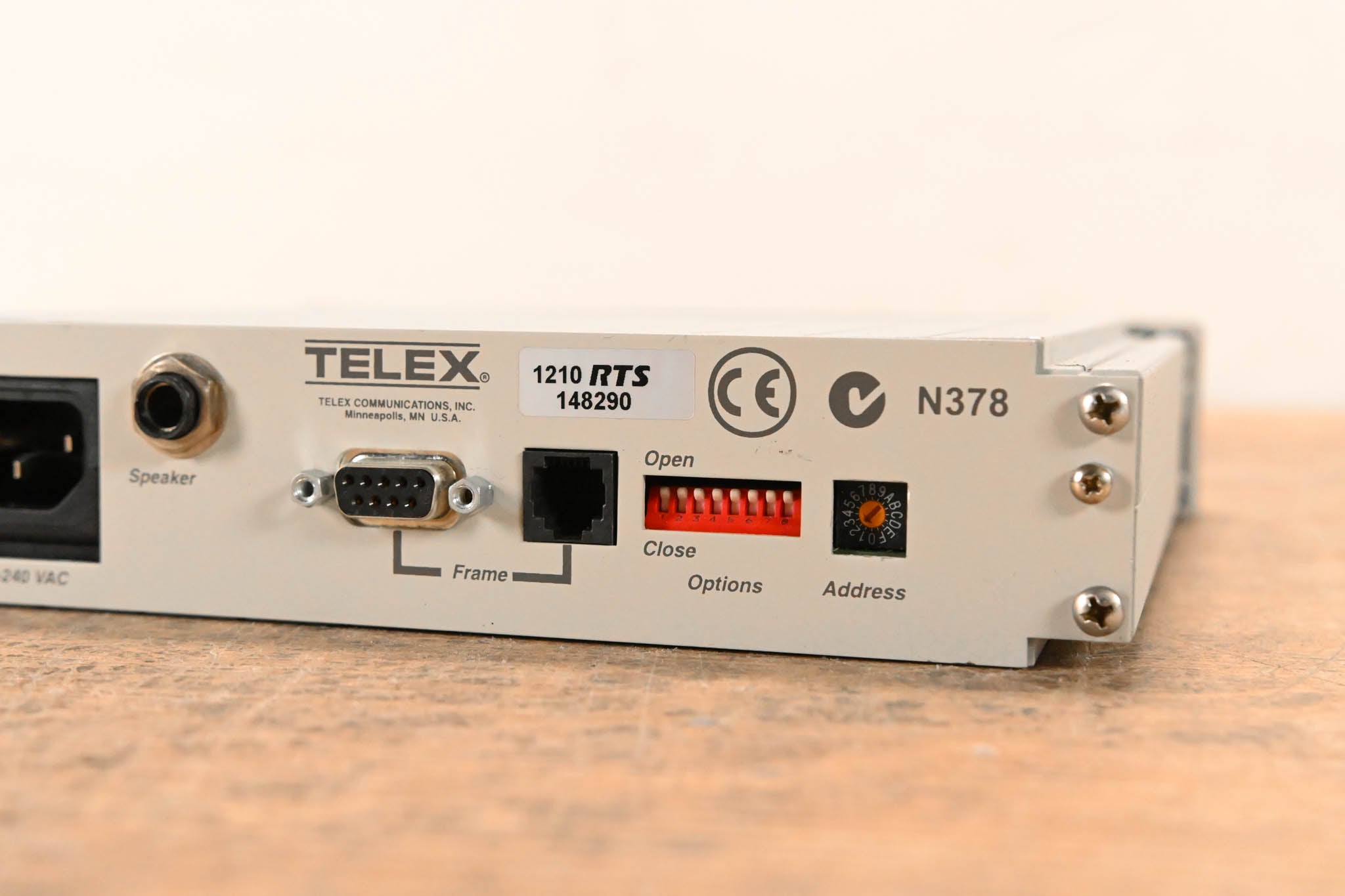RTS MKP-4 4-Position Rackmount/Desktop Keypanel  - 4 pin