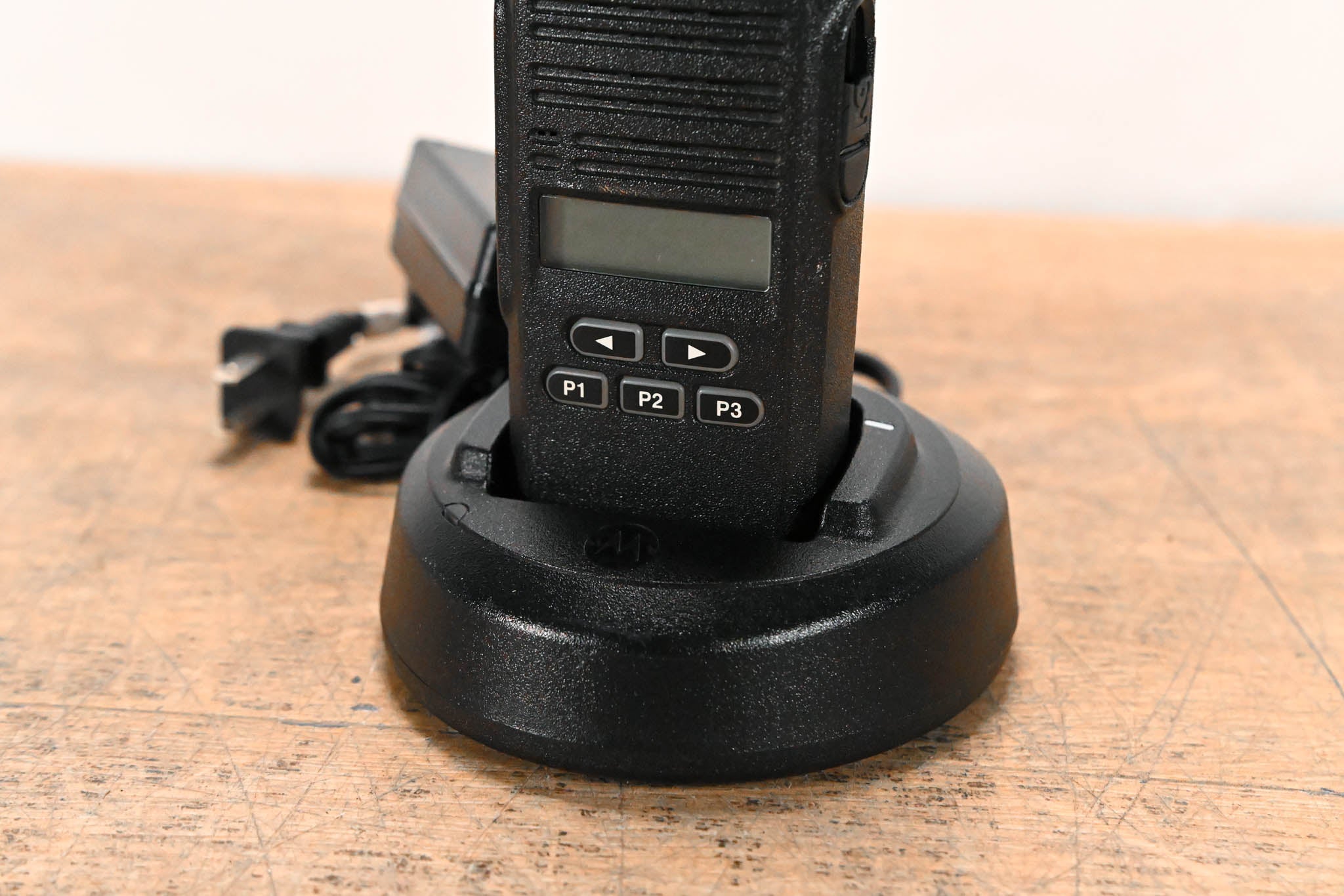 Motorola CP185 Portable Two-Way Radio with PMLN5228A Charger