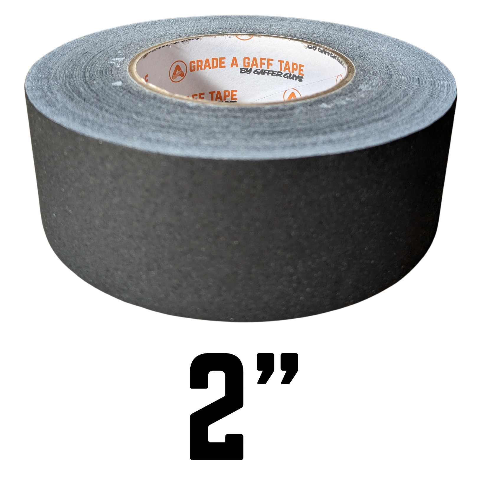 Grade A 2" Black Gaff Tape - 55 Yard Roll