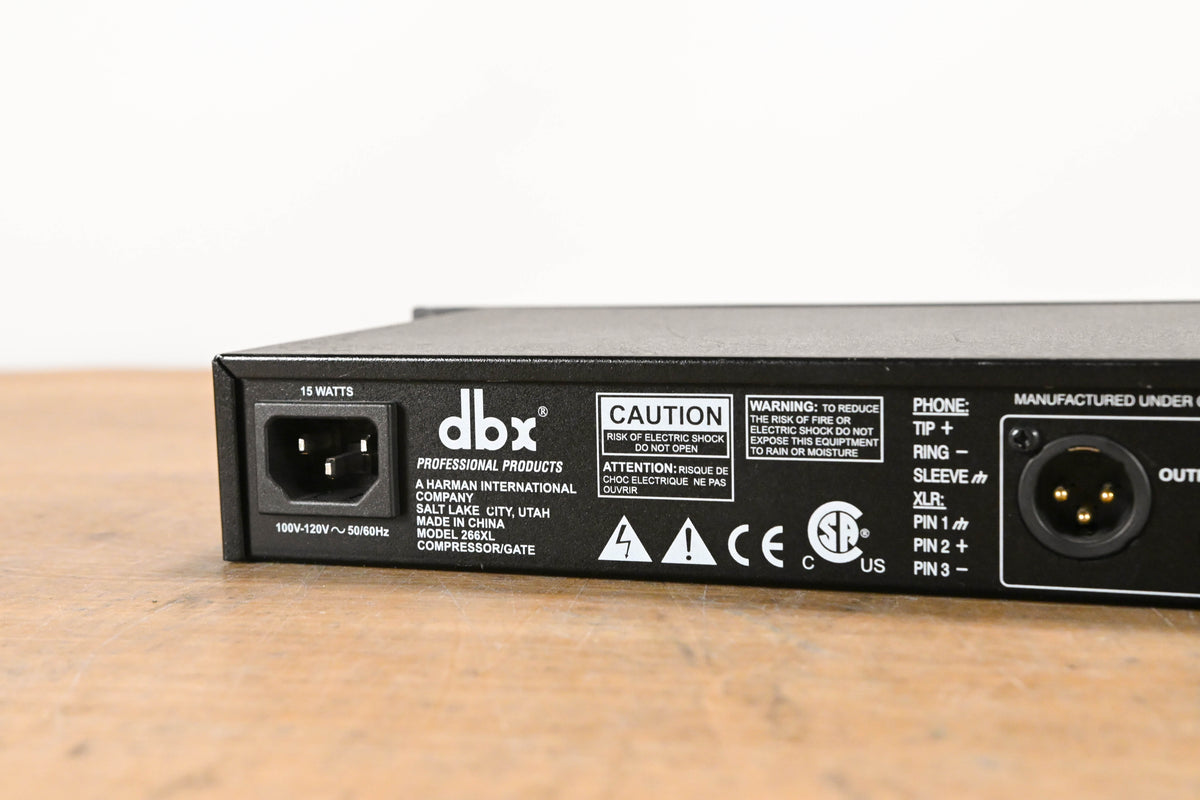 dbx 266XL 2-Channel Compressor/Gate