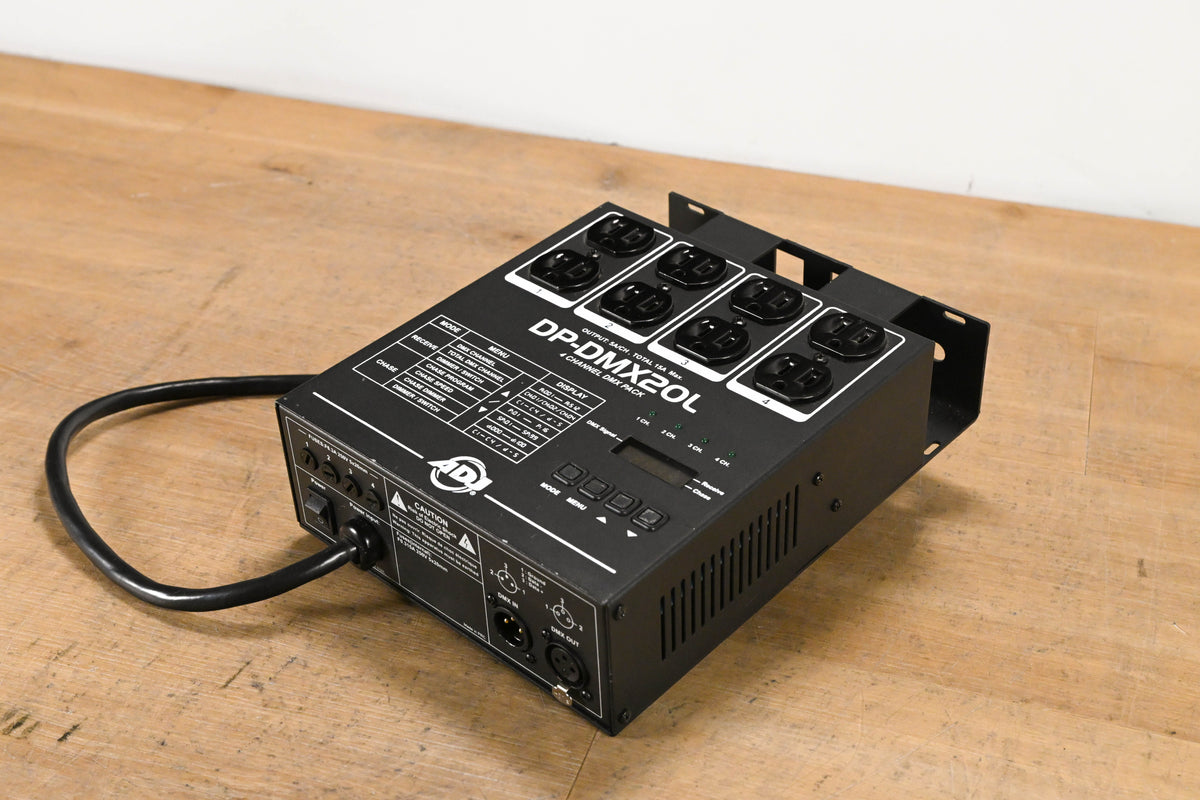 American DJ DP-DMX20L Four-Channel DMX Dimmer Pack