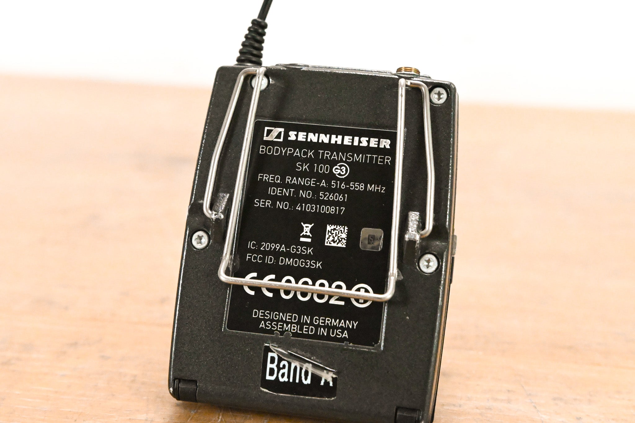 Sennheiser SK 100 G3 Wireless Bodypack Transmitter A Range: 516-558 MHz