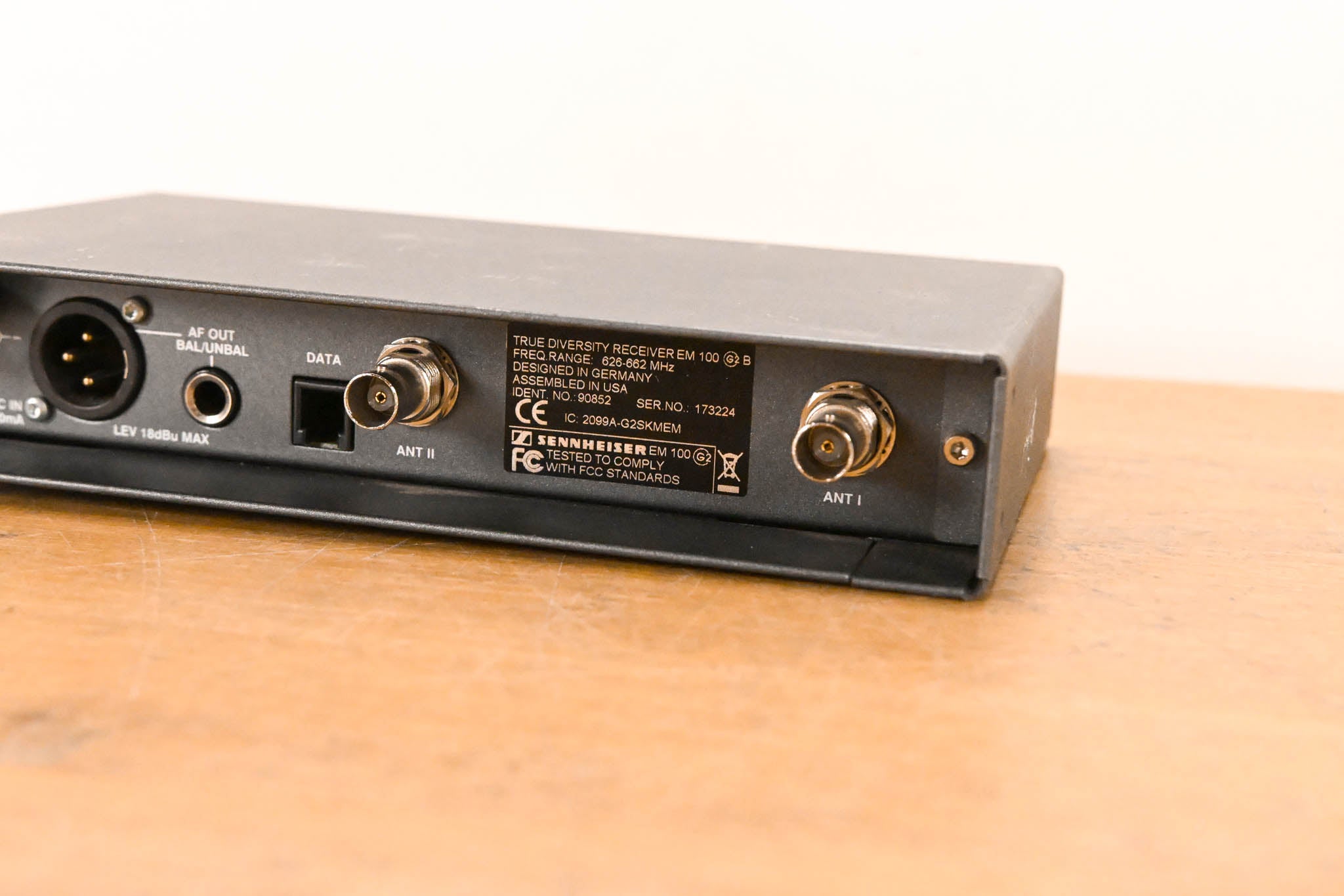 Sennheiser ew 100 G2 Bodypack Wireless System 626-662MHz NO POWER SUPPLY