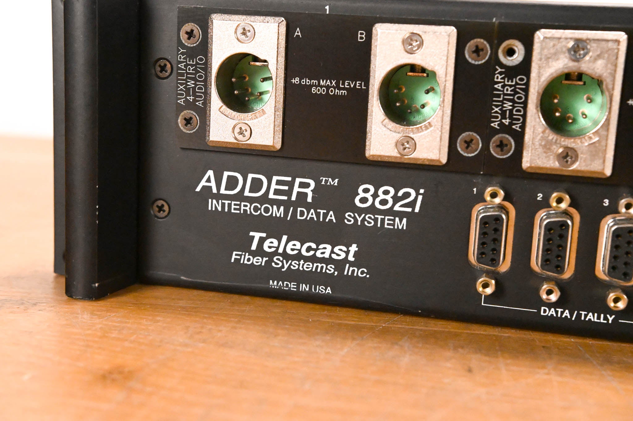 Telecast Fiber Systems Adder 882i Fiber Intercom Data System (NO PSU)