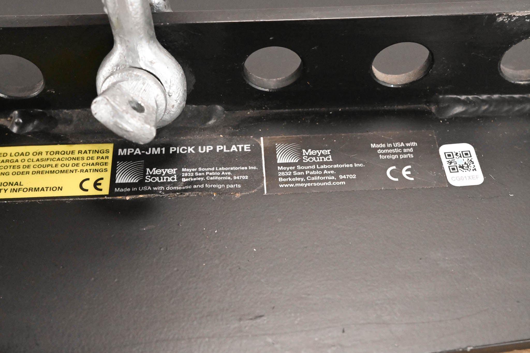 Meyer Sound MPA-JM1 Pick Up Array Plate