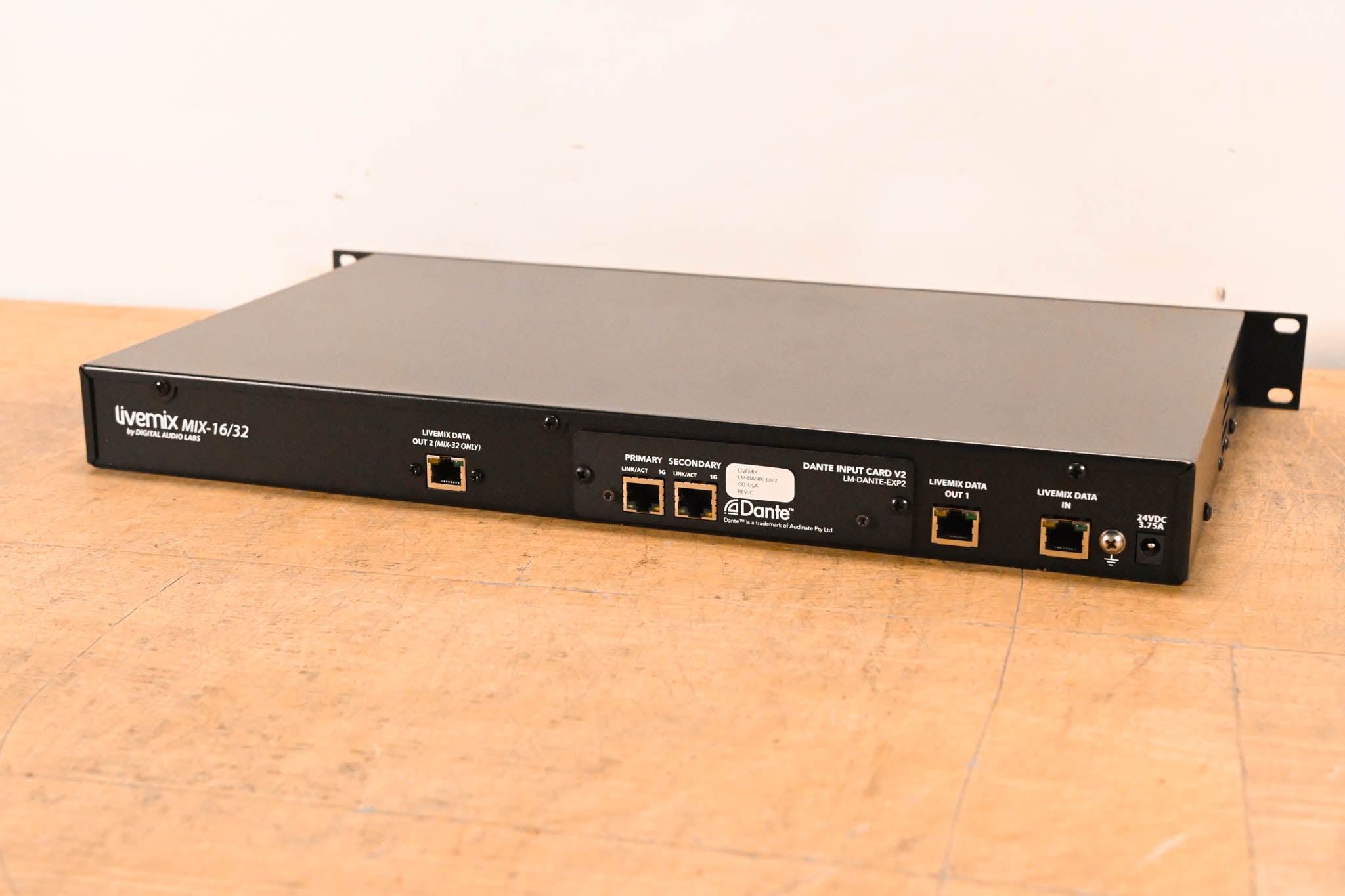 Digital Audio Labs Livemix MIX-32 Distribution Module w/ Dante (NO PSU)