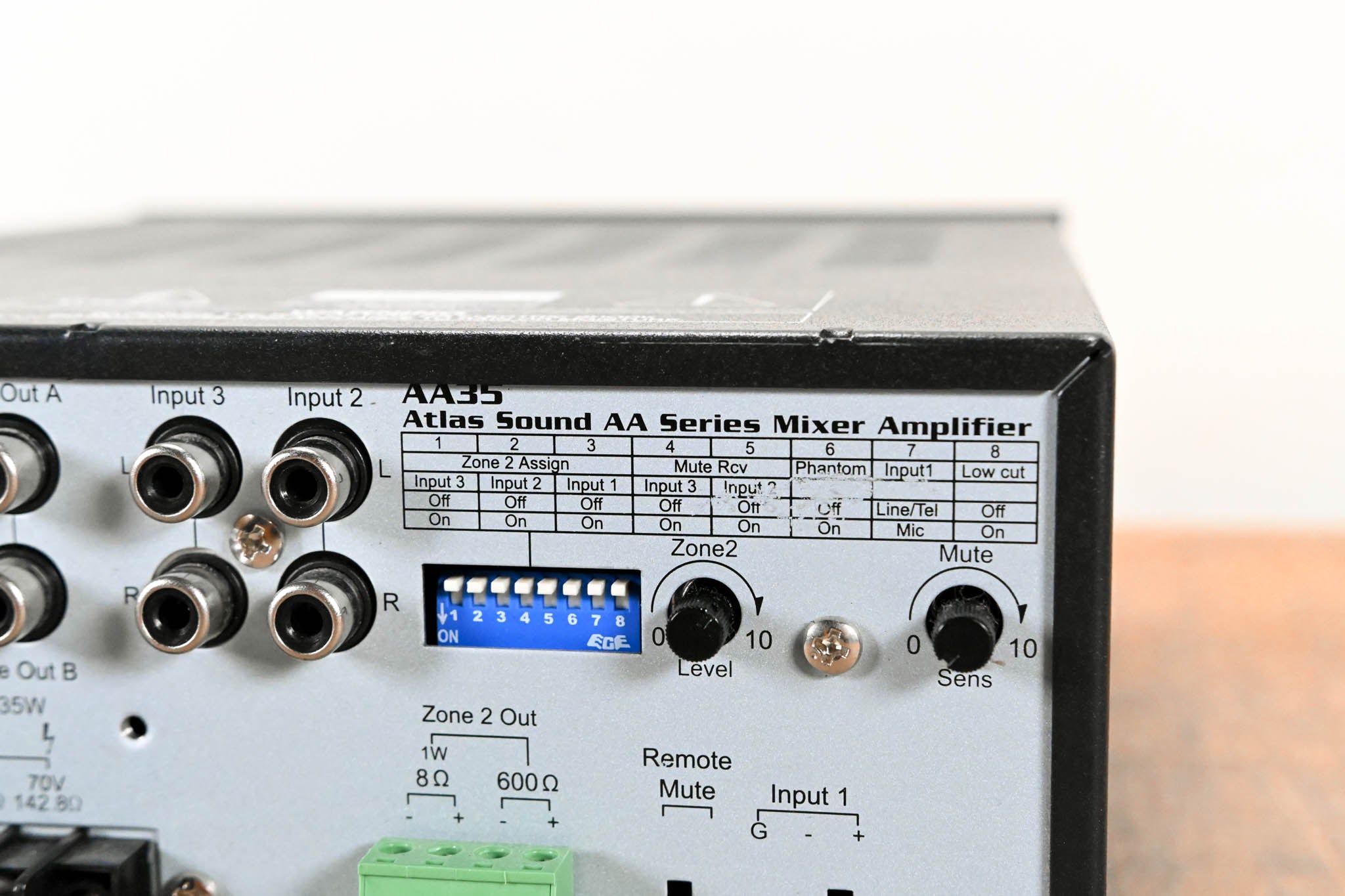 Atlas Sound AA35 3-Input 35W Mixer Amplifier