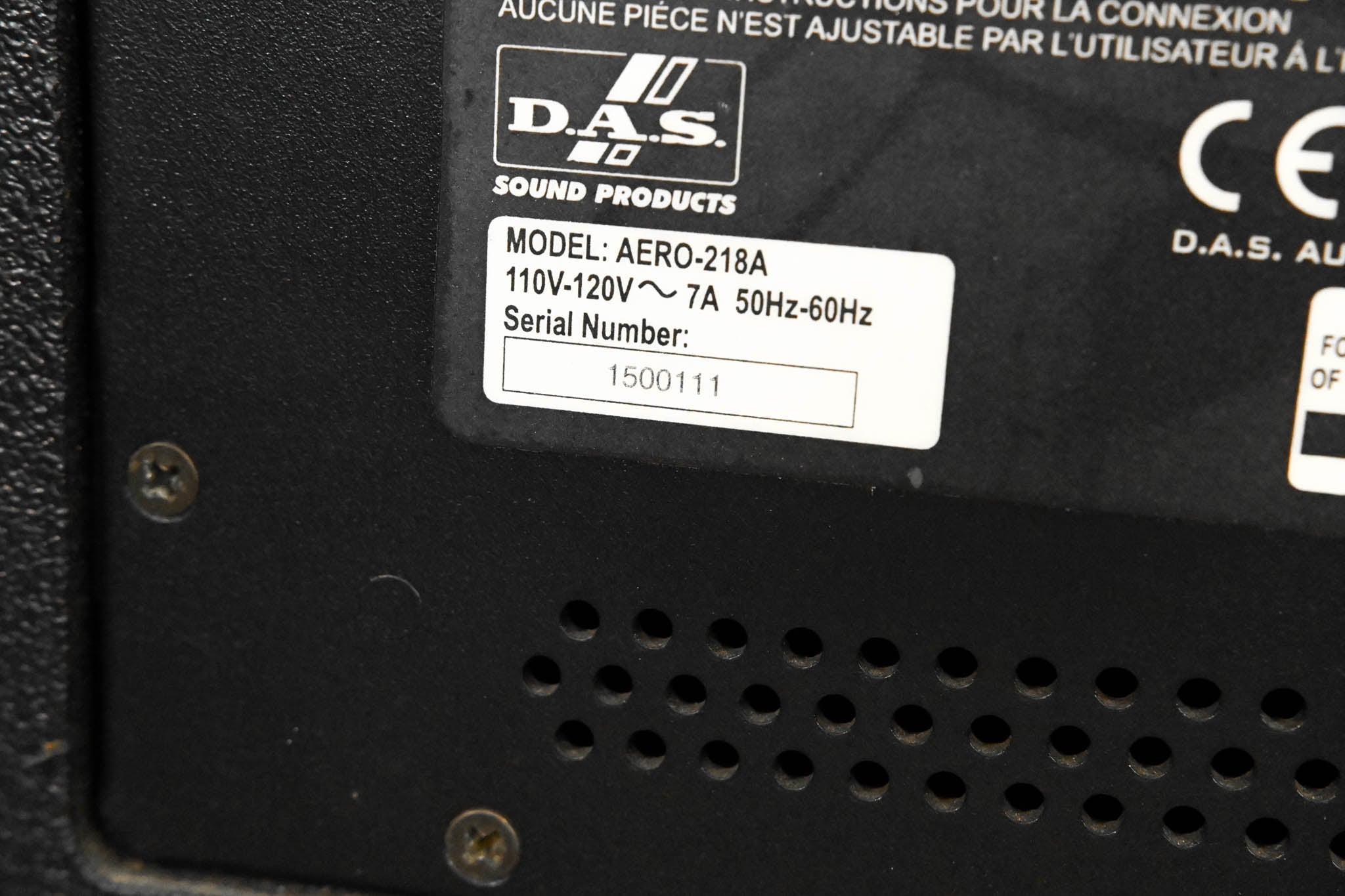 D.A.S. Aero 218A Line Array Series Subwoofer
