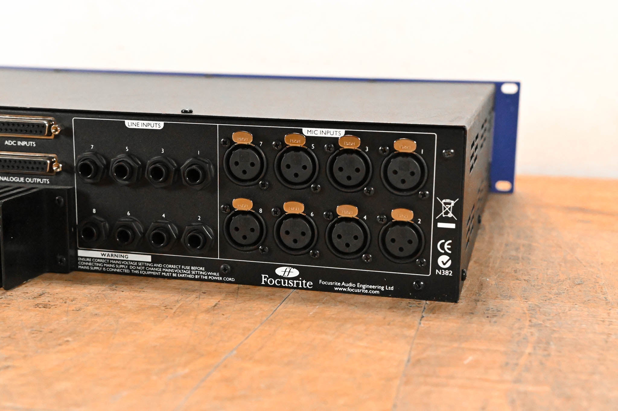 Focusrite ISA828 8-Channel Microphone Preamplifier