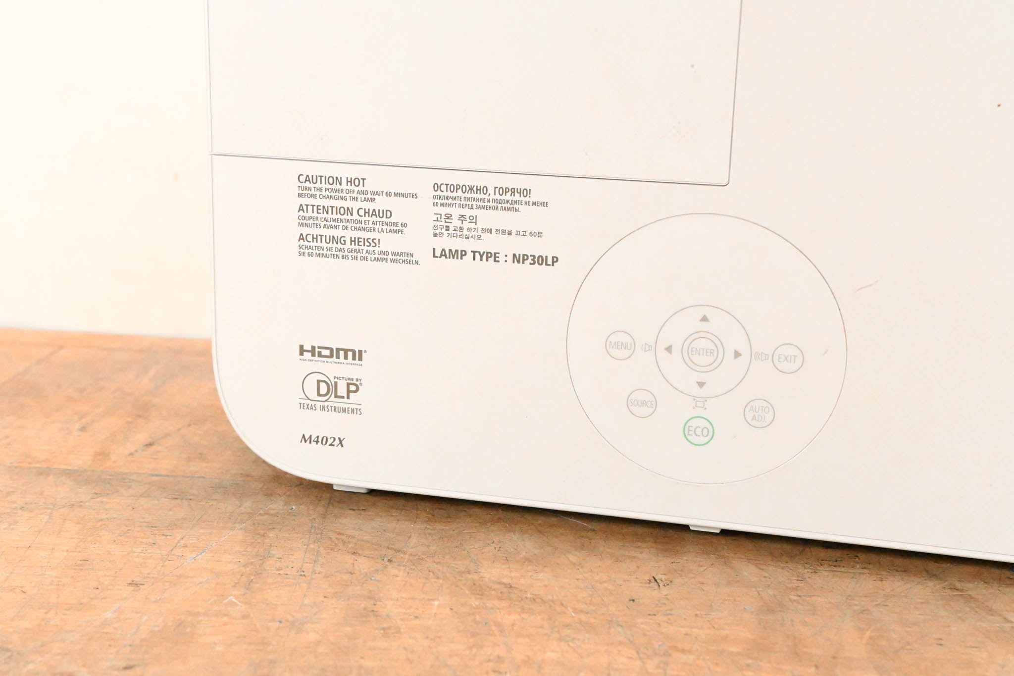 NEC NP-M402X 4,000-Lumen XGA Conference Room Projector