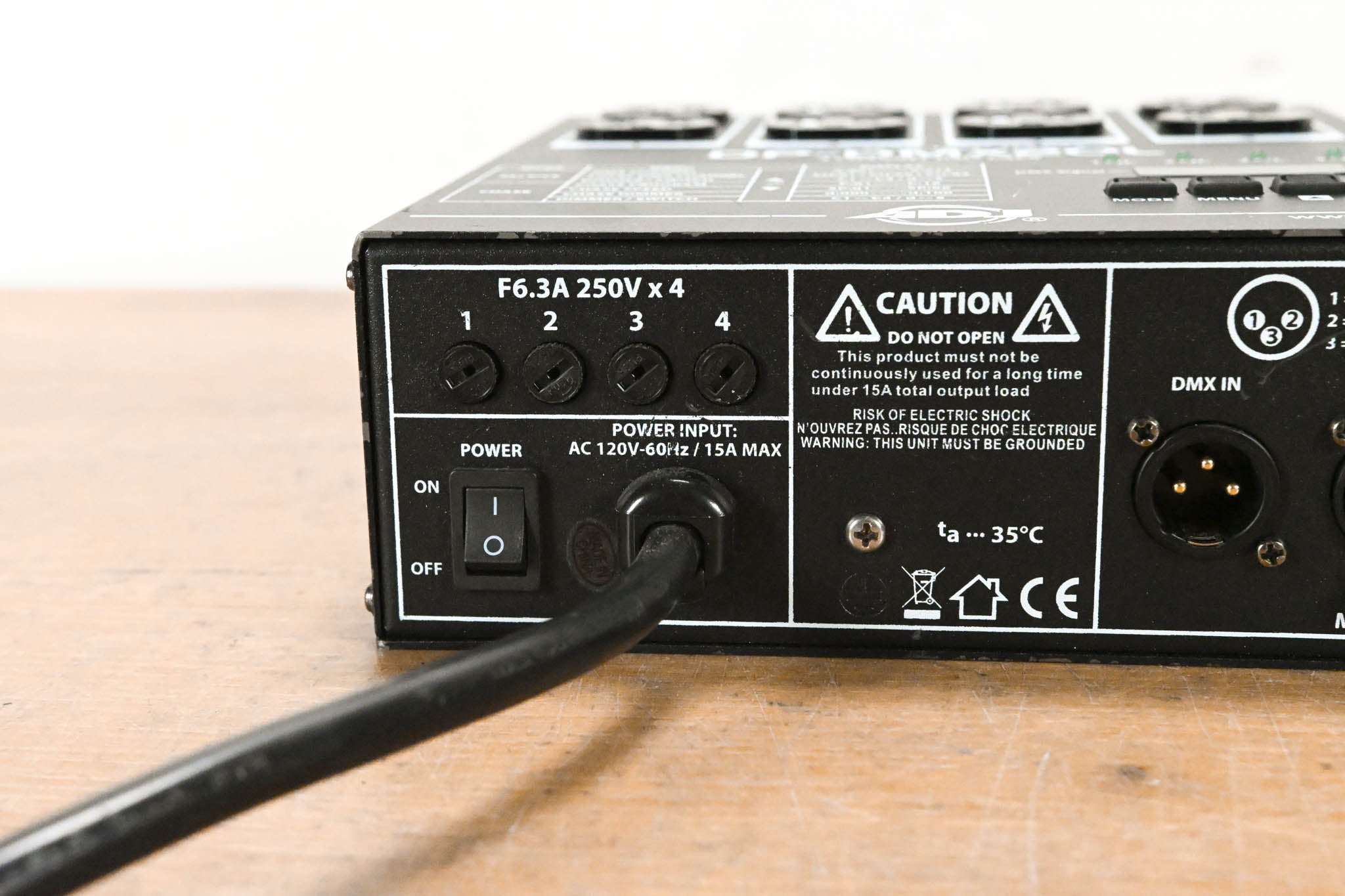 American DJ DP-DMX20L Four-Channel DMX Dimmer Pack