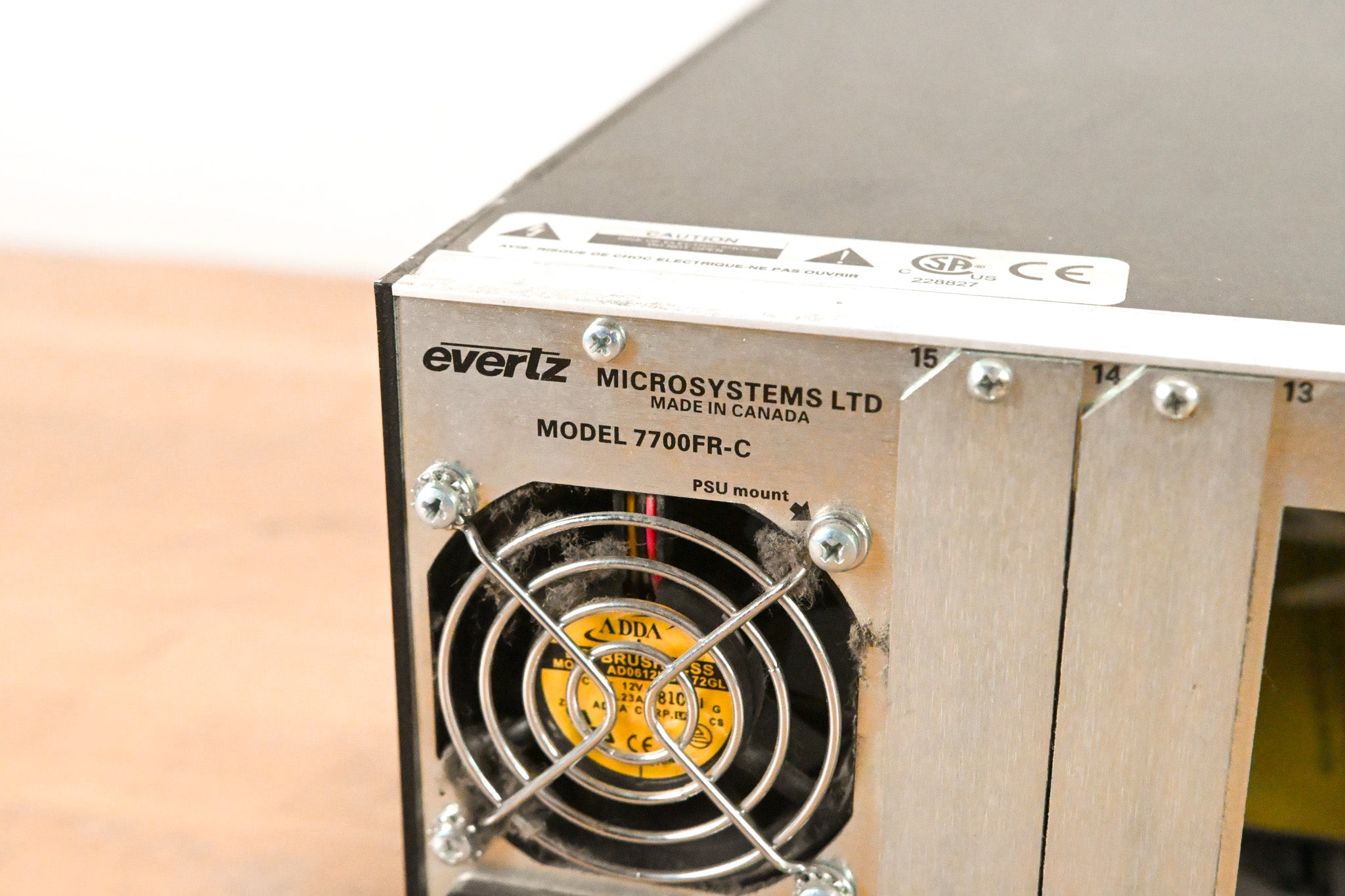 Evertz 7700FR-C MultiFrame Chassis