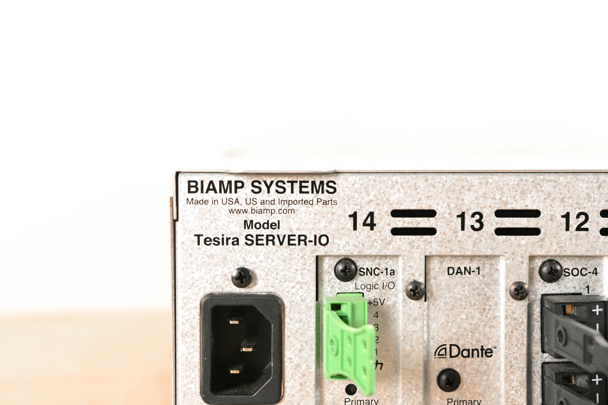 Biamp Tesira SERVER-IO Digital Audio Network Server