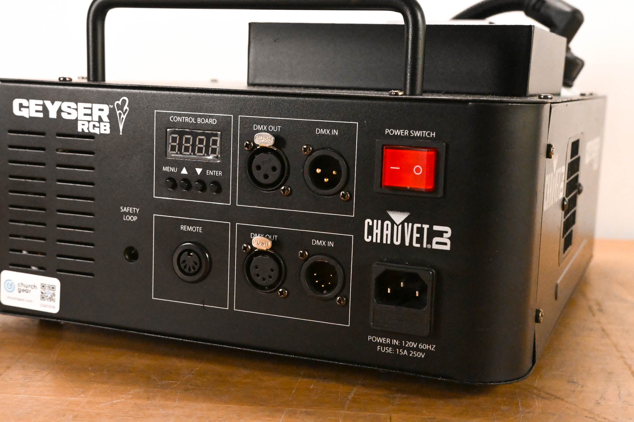Chauvet Geyser RGB Ver 3 LED Lighting Effect and Fog Machine