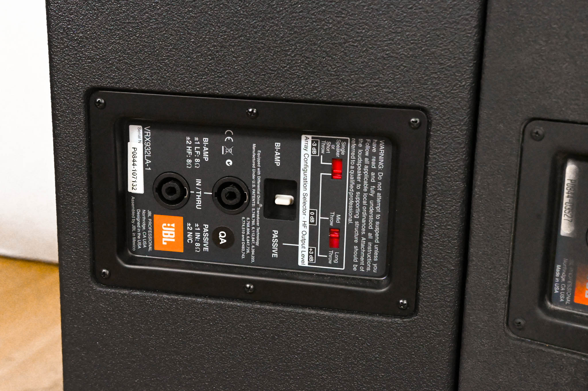 JBL VRX932LA-1 12" Two-Way Line Array Loudspeaker System (PAIR)