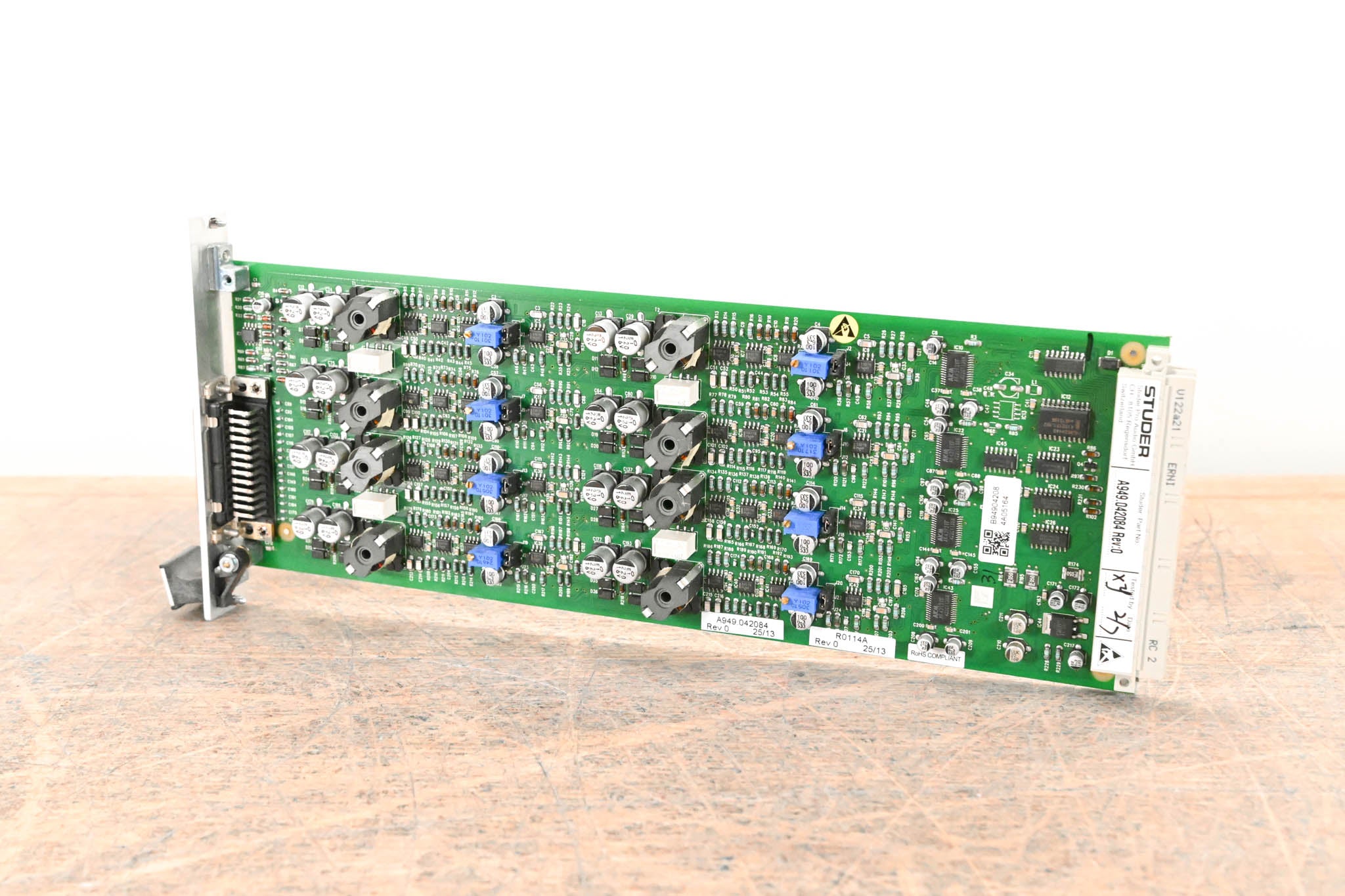 Studer 8-Channel Analog Line Out Card for D21m & D23m Modular I/O System