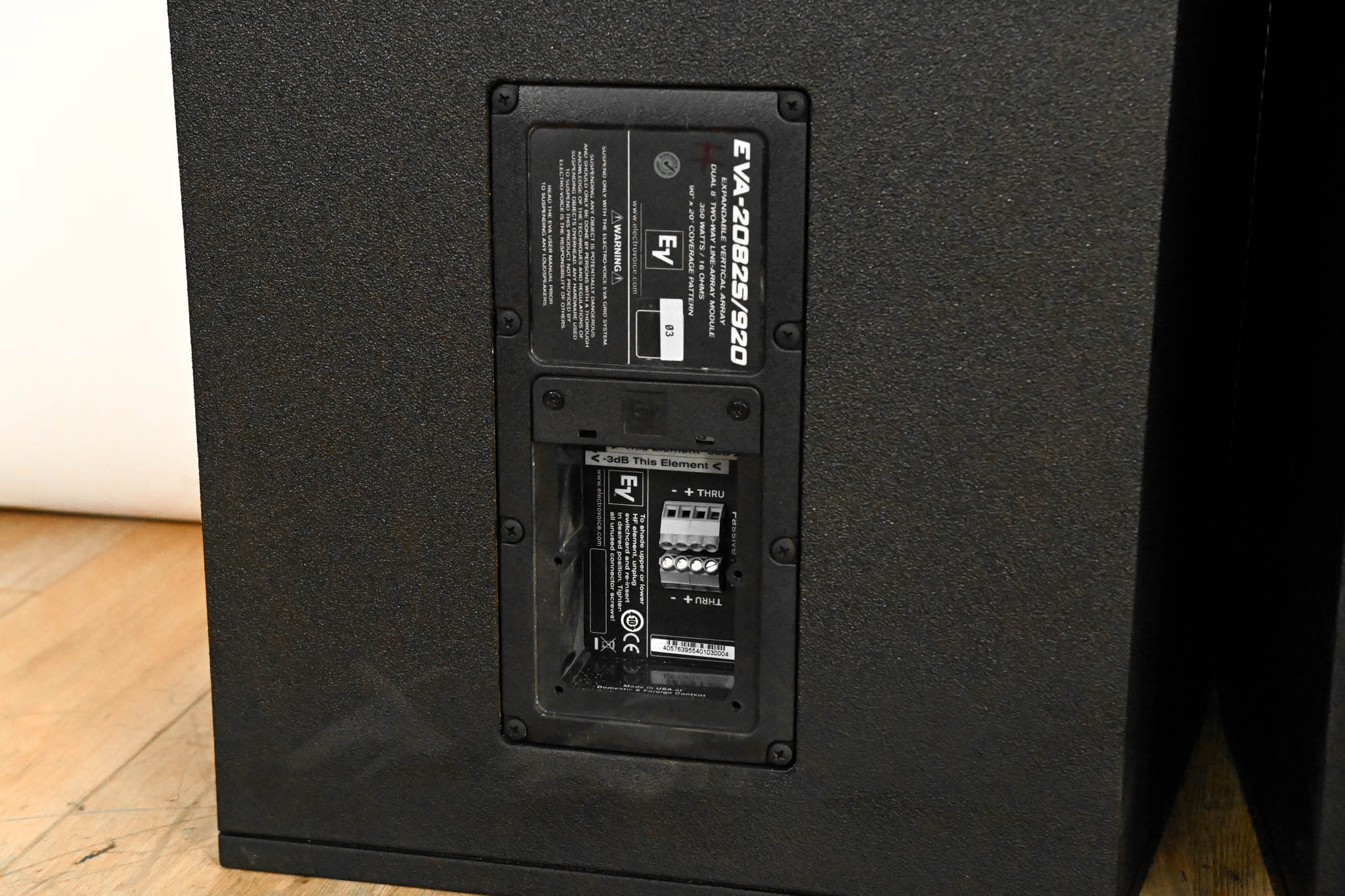 Electro-Voice (EV) EVA-2082S/920 Full-Range Line-Array Speaker (PAIR)