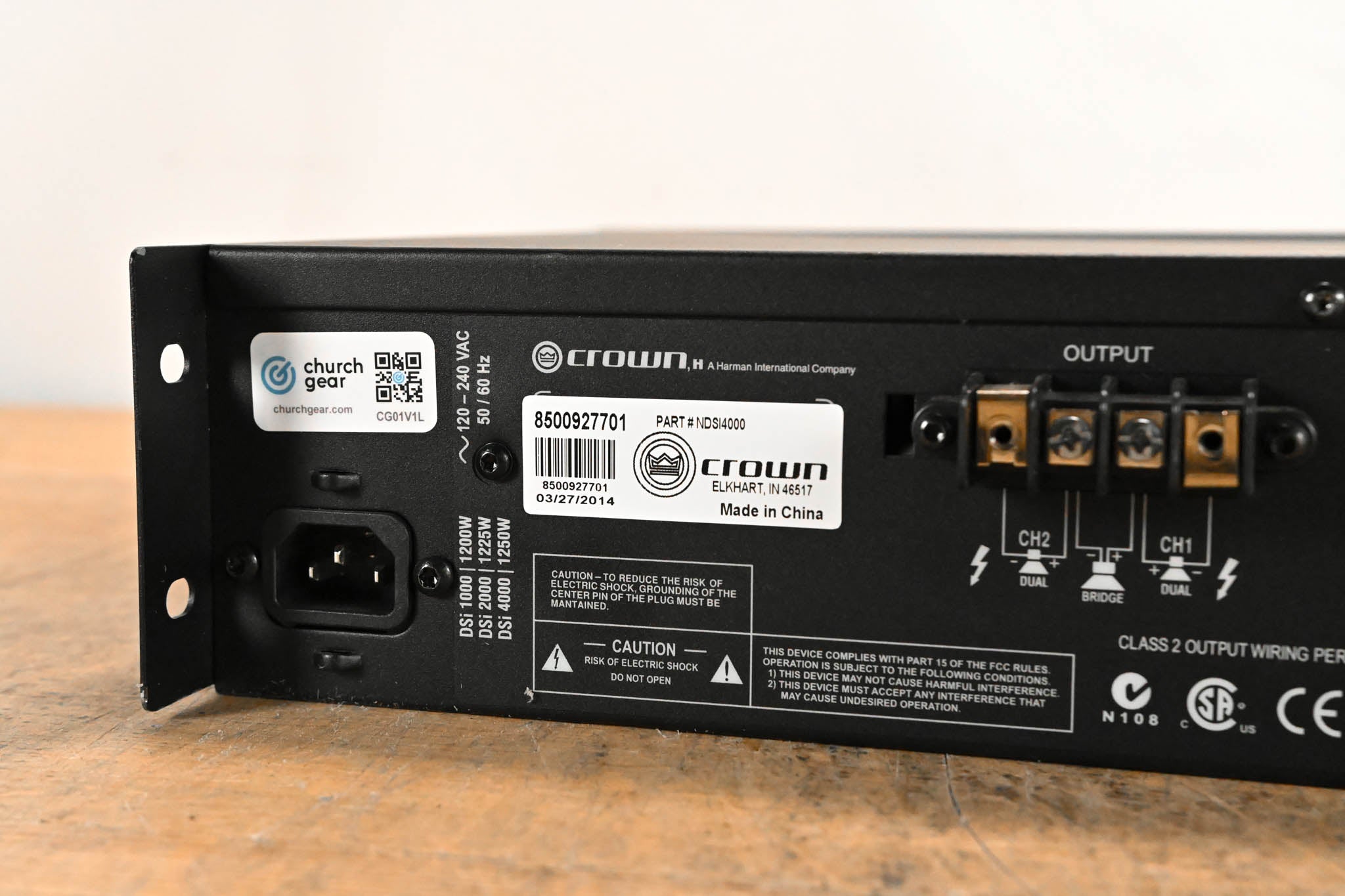 Crown DSi 4000 2-Channel Power Amplifier