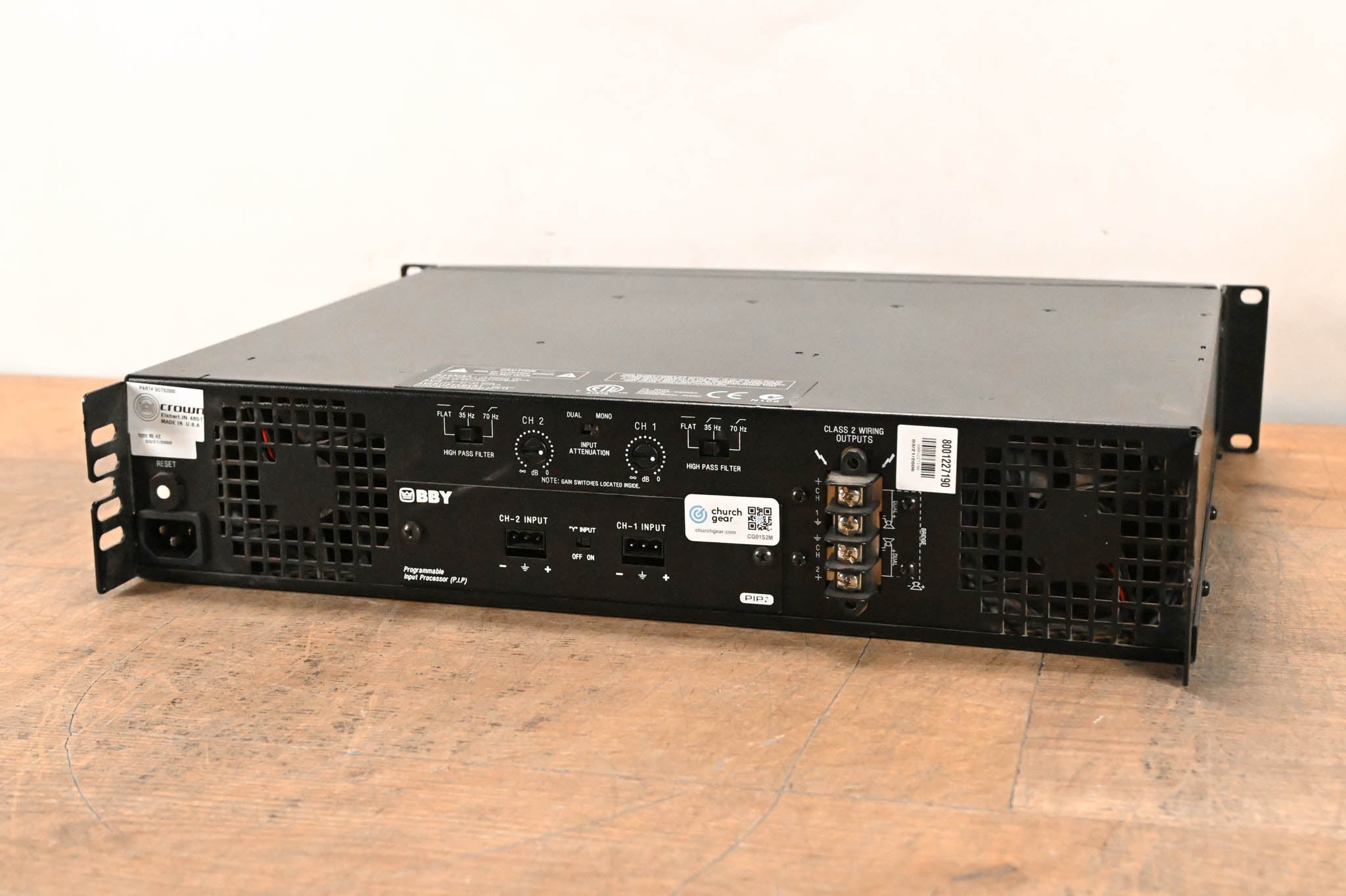 Crown CTs 2000 2-Channel 1000W Power Amplifier