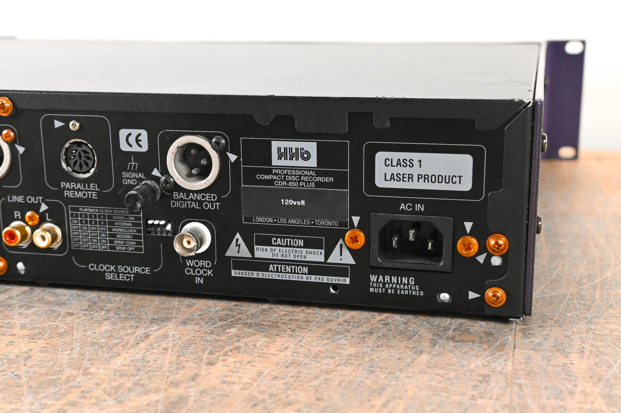 HHB CDR-850 PLUS Professional Compact Disc Recorder