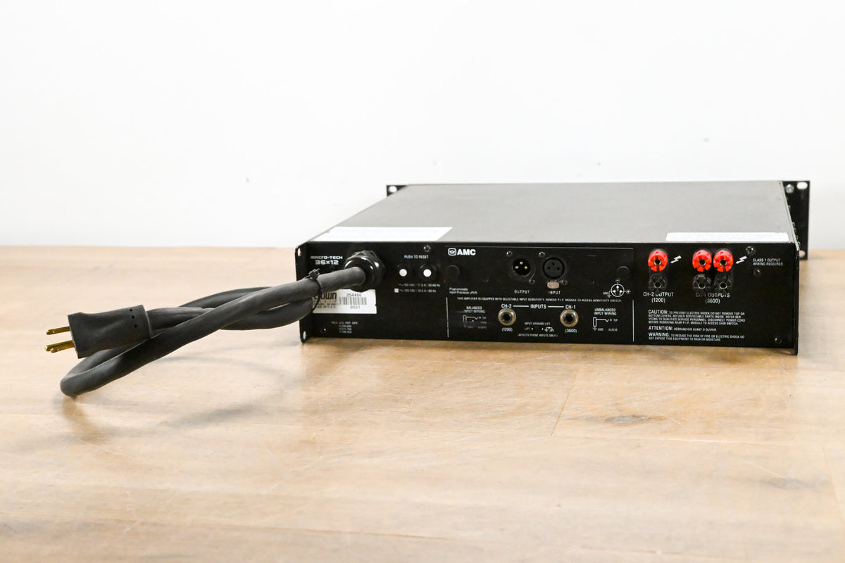 Crown Macro-Tech 36x12 2-Channel Power Amplifier