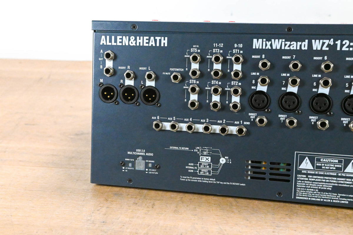 Allen & Heath MixWizard WZ4 12:2 12-Channel Analog Mixer