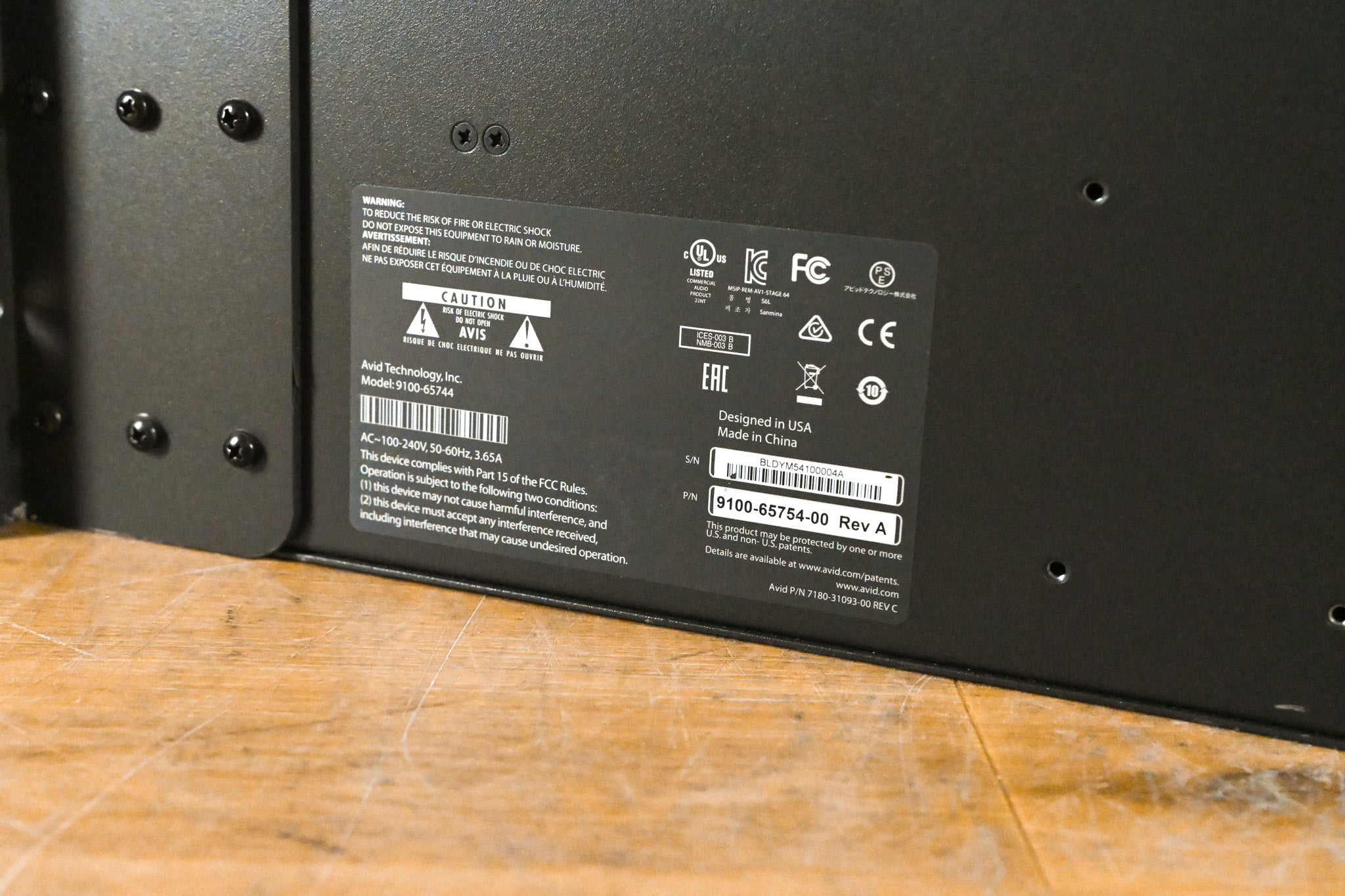 AVID VENUE Stage 64 Stage Rack - 48x24 + 8 AES I/O w/ MADI & Word Clock