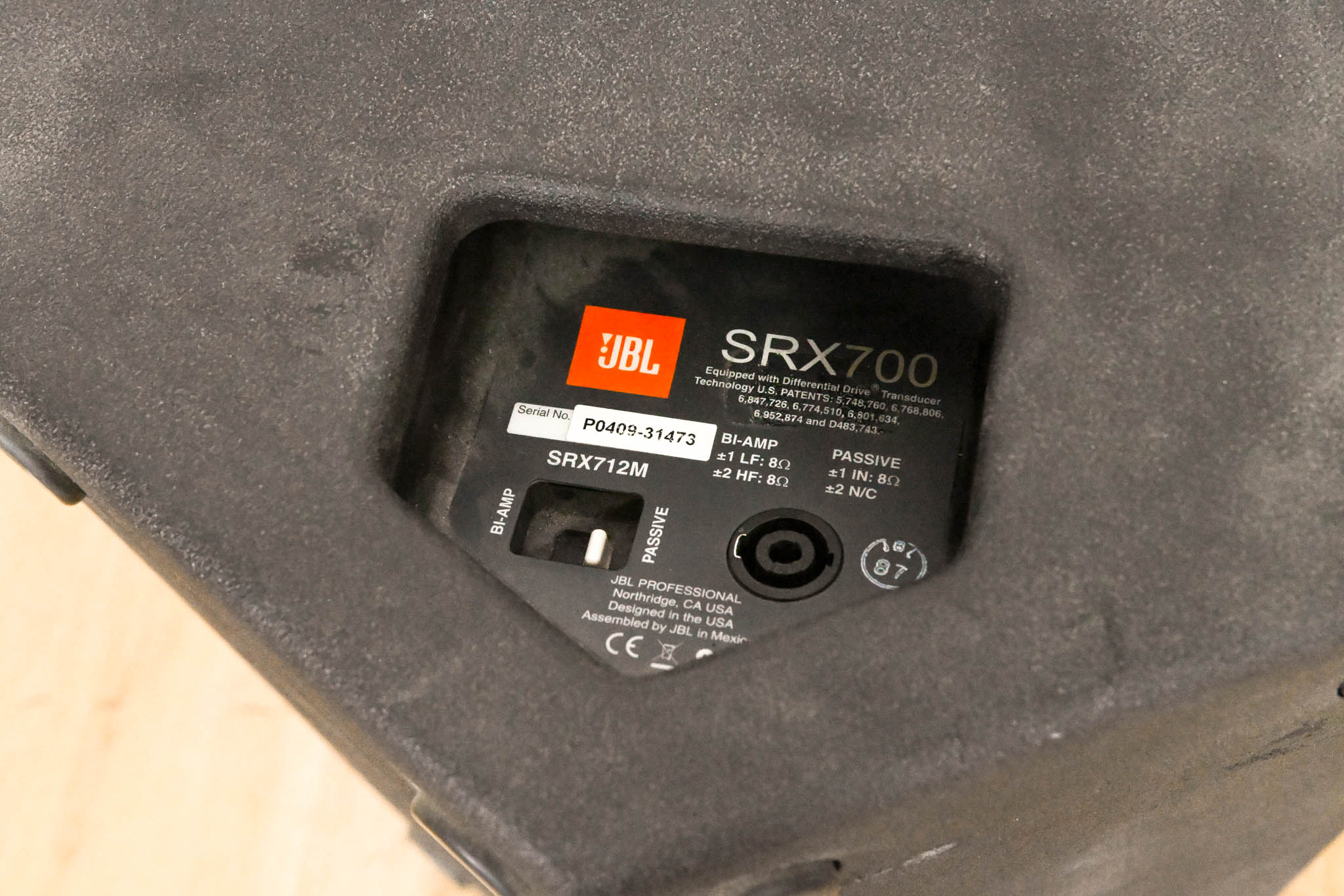 JBL SRX712M 12" High-Power Two-Way Passive Stage Monitor