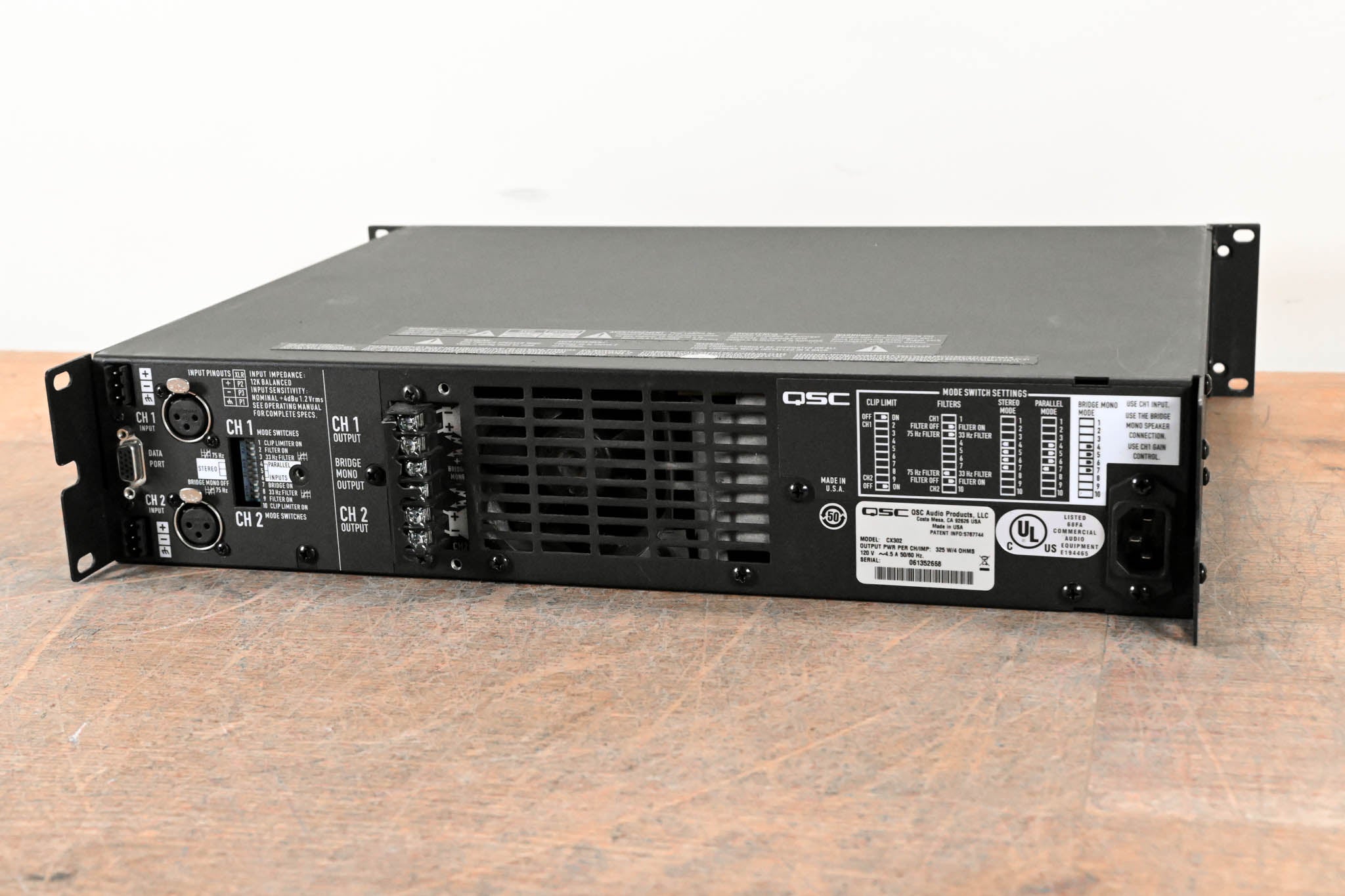 QSC CX302 2-Channel Power Amplifier