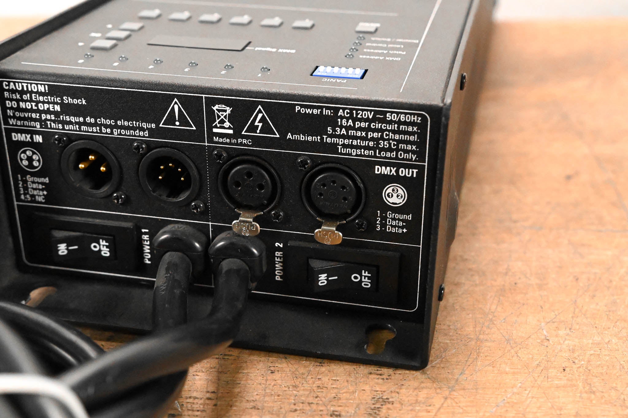Elation DP-640B Hybrid 6-Channel DMX Dimmer/Switch Pack