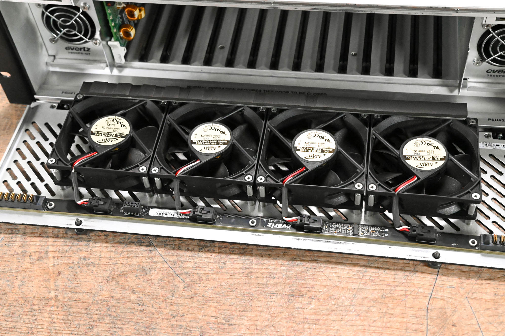 Evertz 7800FR-QT 3U Rack-Mountable Quiet Multiframe