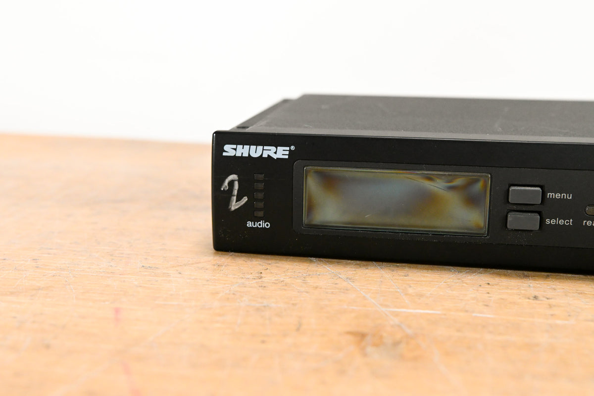 Shure SLX4 Wireless Receiver - H5 Band: 518-542 MHz (NO POWER SUPPLY)