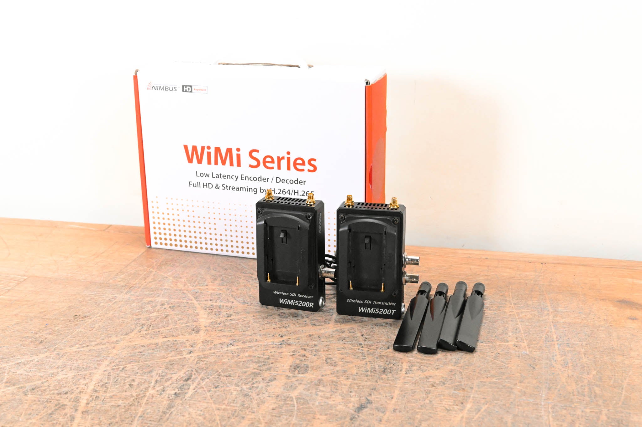 Nimbus WiMi5200 Wireless 3G-SDI H.264 Encoder/Decoder Set