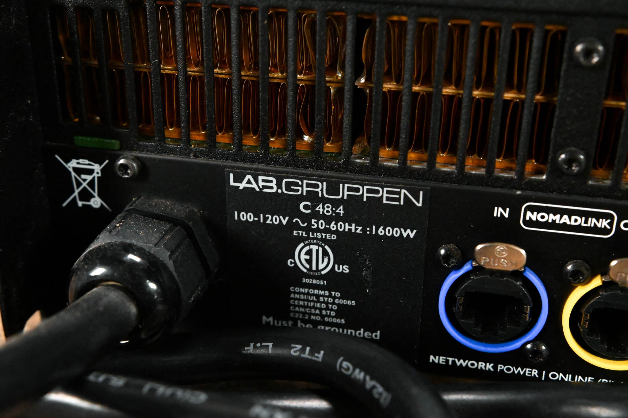 Lab Gruppen C 48:4 4800W 4-Channel Power Amplifier