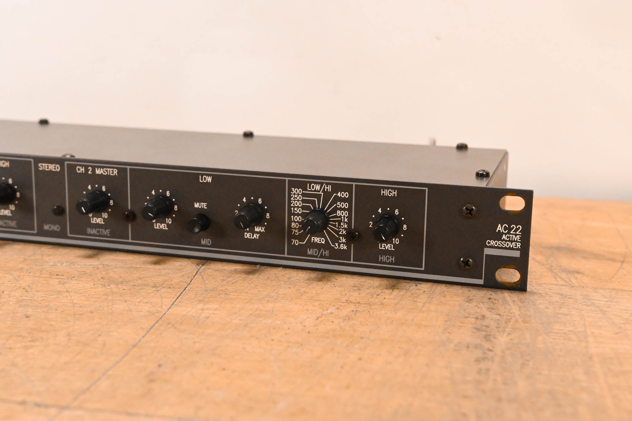 Rane AC22 2-Channel Active Crossover (NO POWER SUPPLY)