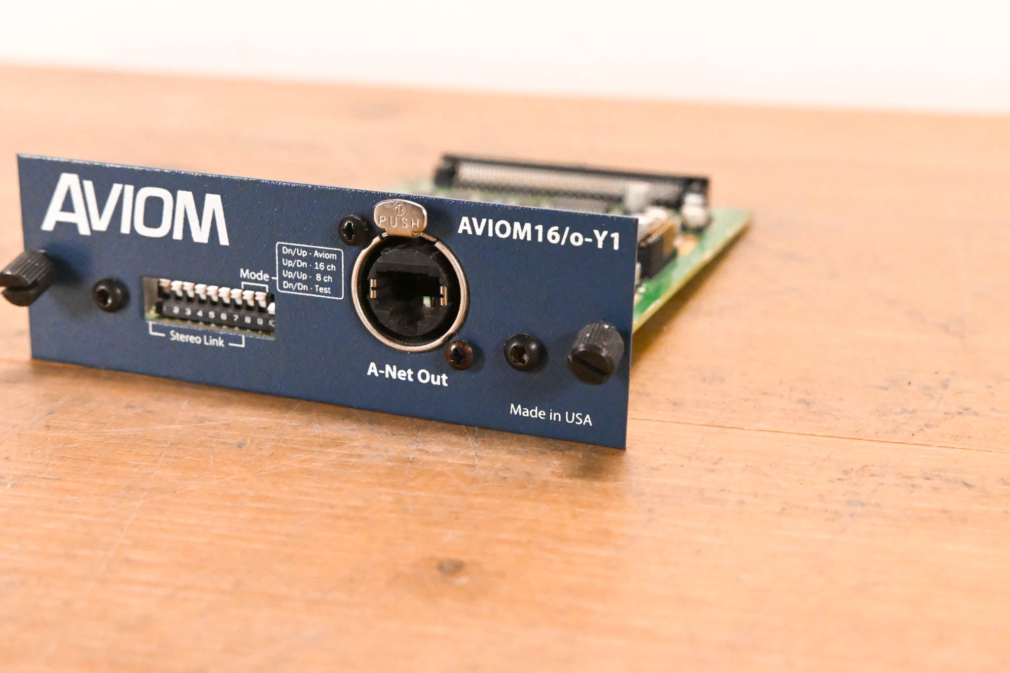 Aviom 16/o-Y1 A-Net Card for Yamaha Digital Products