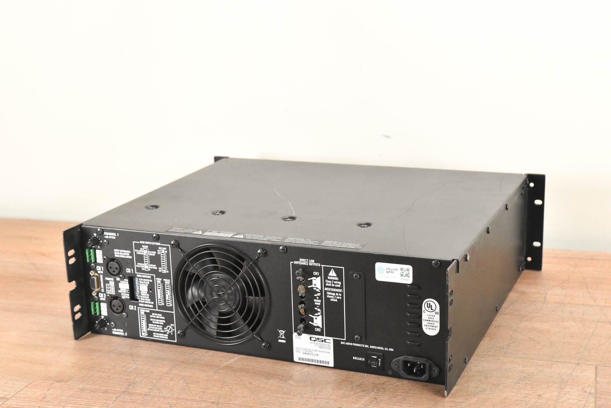 QSC ISA450 Two-Channel Commercial Power Amplifier