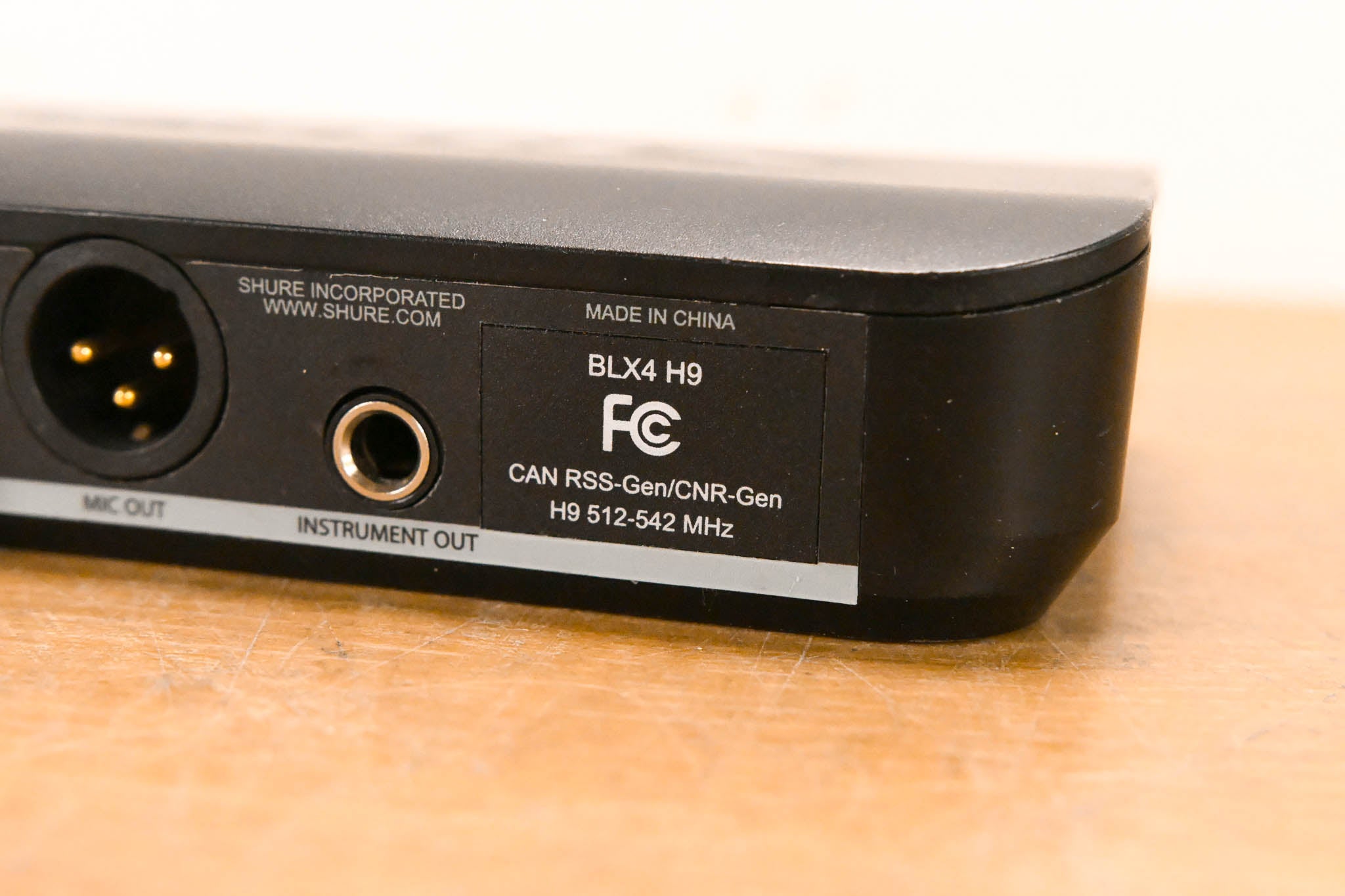 Shure BLX24/PG58 Handheld Wireless System - H9 Band (NO POWER SUPPLY)