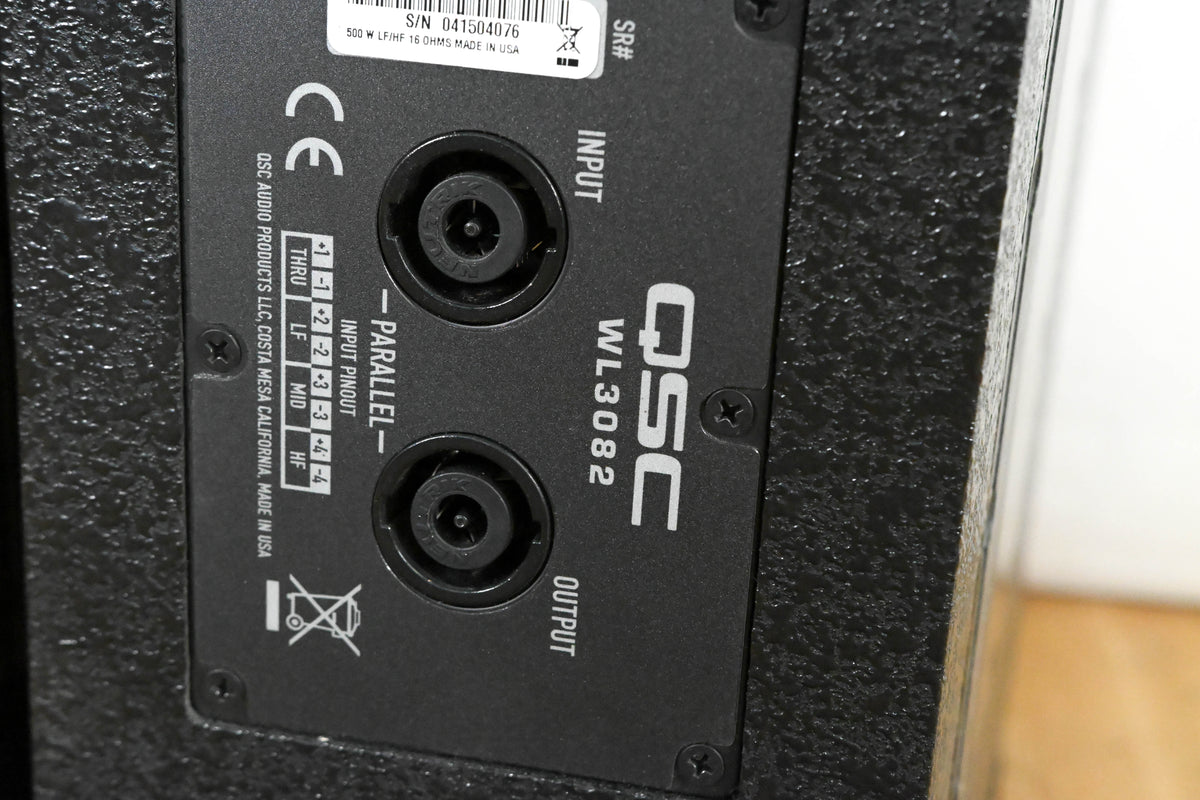 QSC WL3082 WideLine-8 3-Way Line Array Loudspeaker (PAIR)