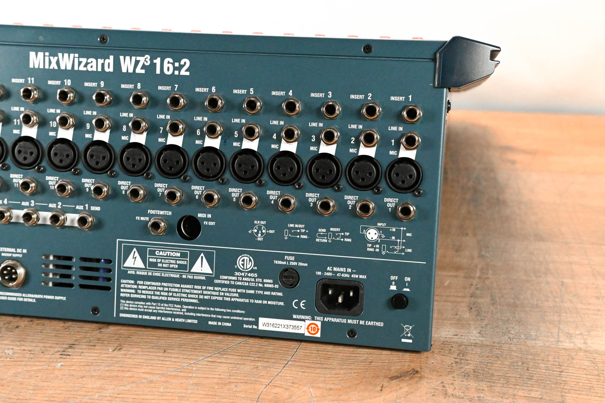 Allen & Heath MixWizard WZ3 16:2 16-Channel Analog Mixer