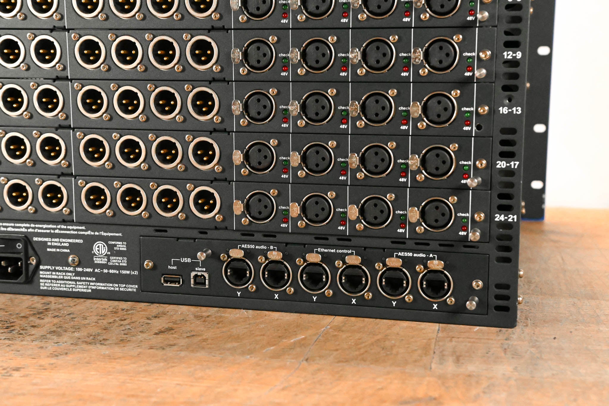 Midas DL431 24-Input 72-Output Active Microphone Splitter