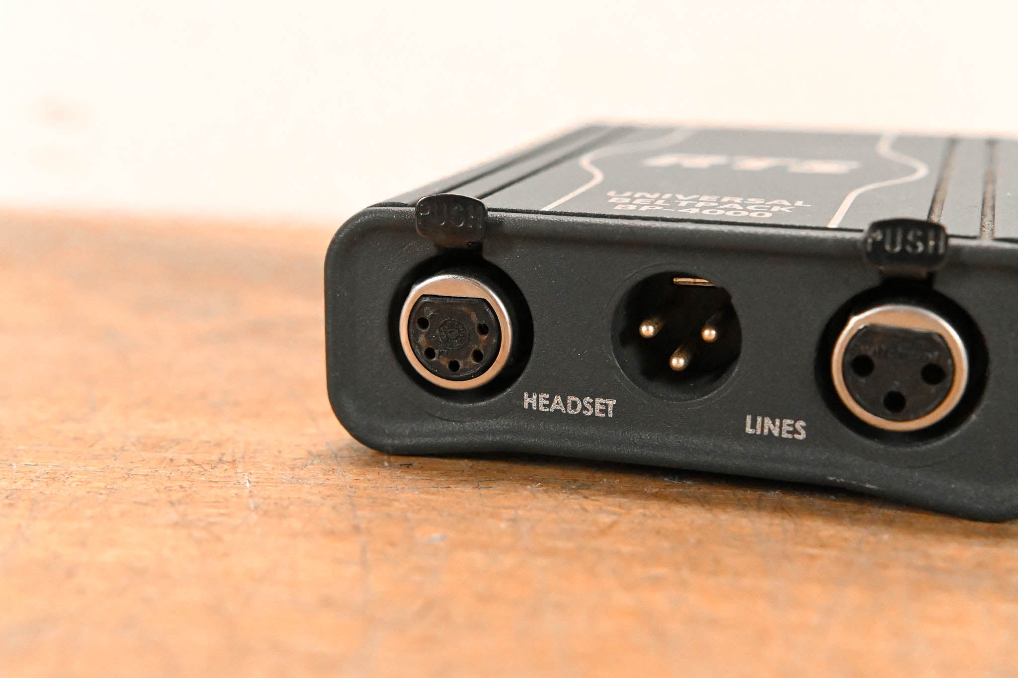 RTS BP-4000 Single Channel Universal Beltpack Headset Station