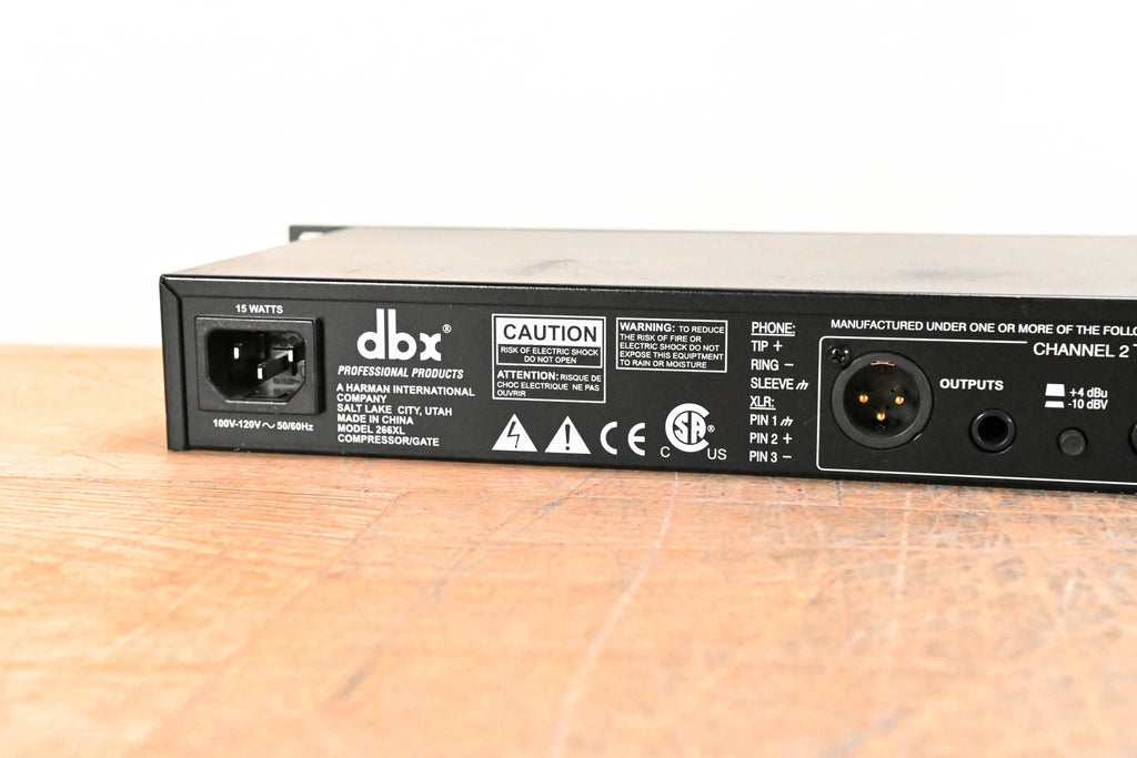 dbx 266XL 2-Channel Compressor/Gate CG01KU5