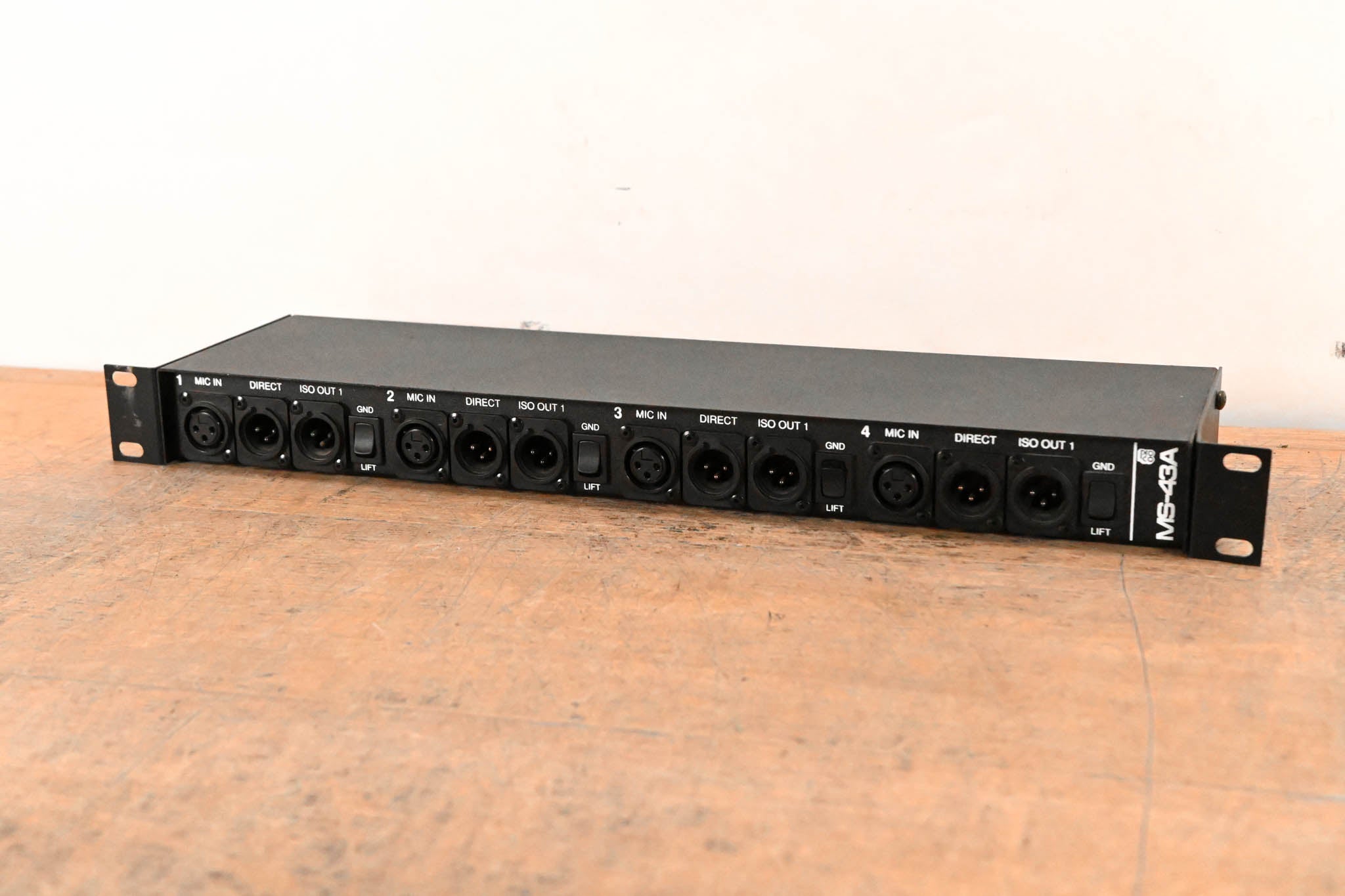 ProCo MS-43A Four-Channel Three Way Mic Splitter